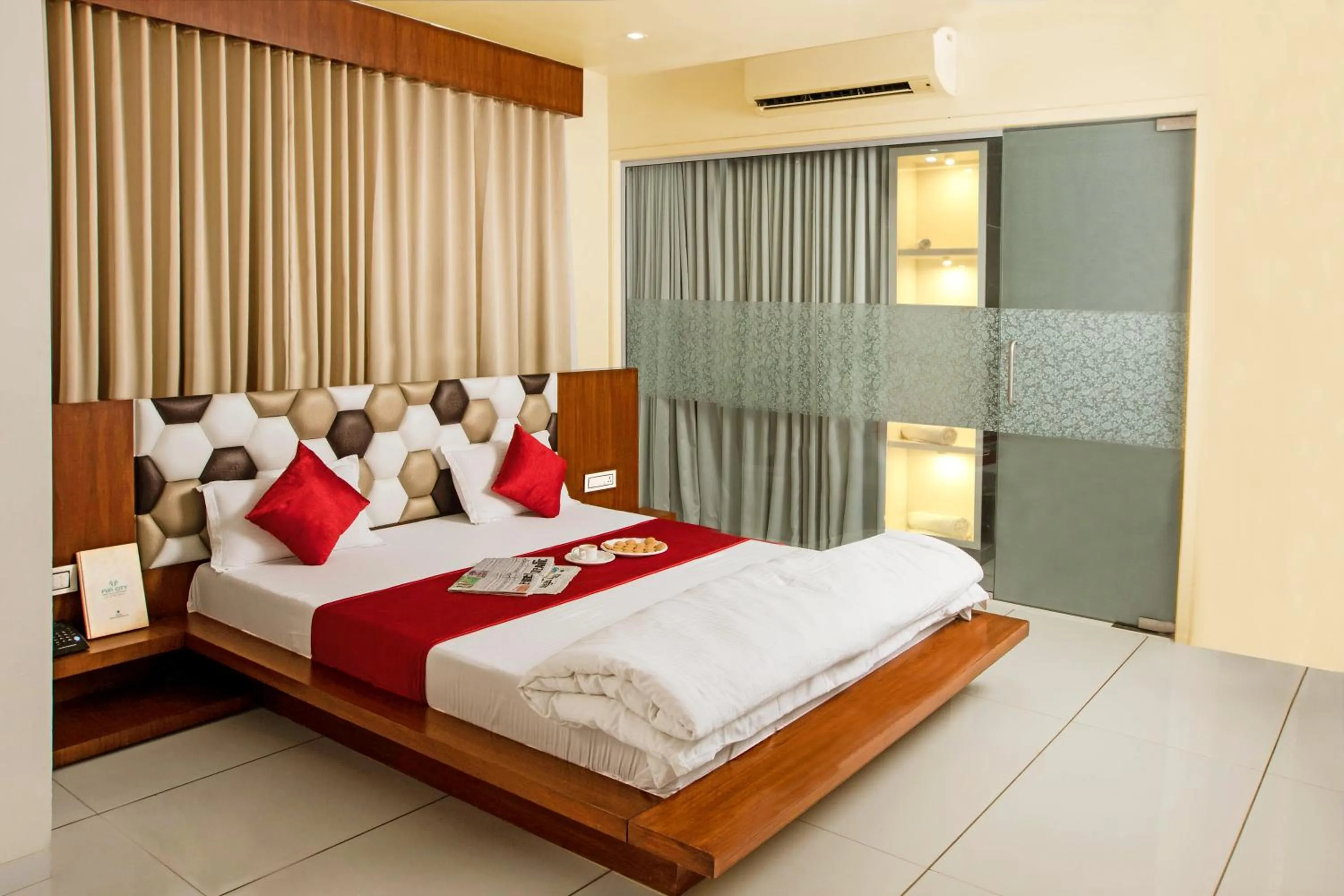 Bed in Hotel Fun City