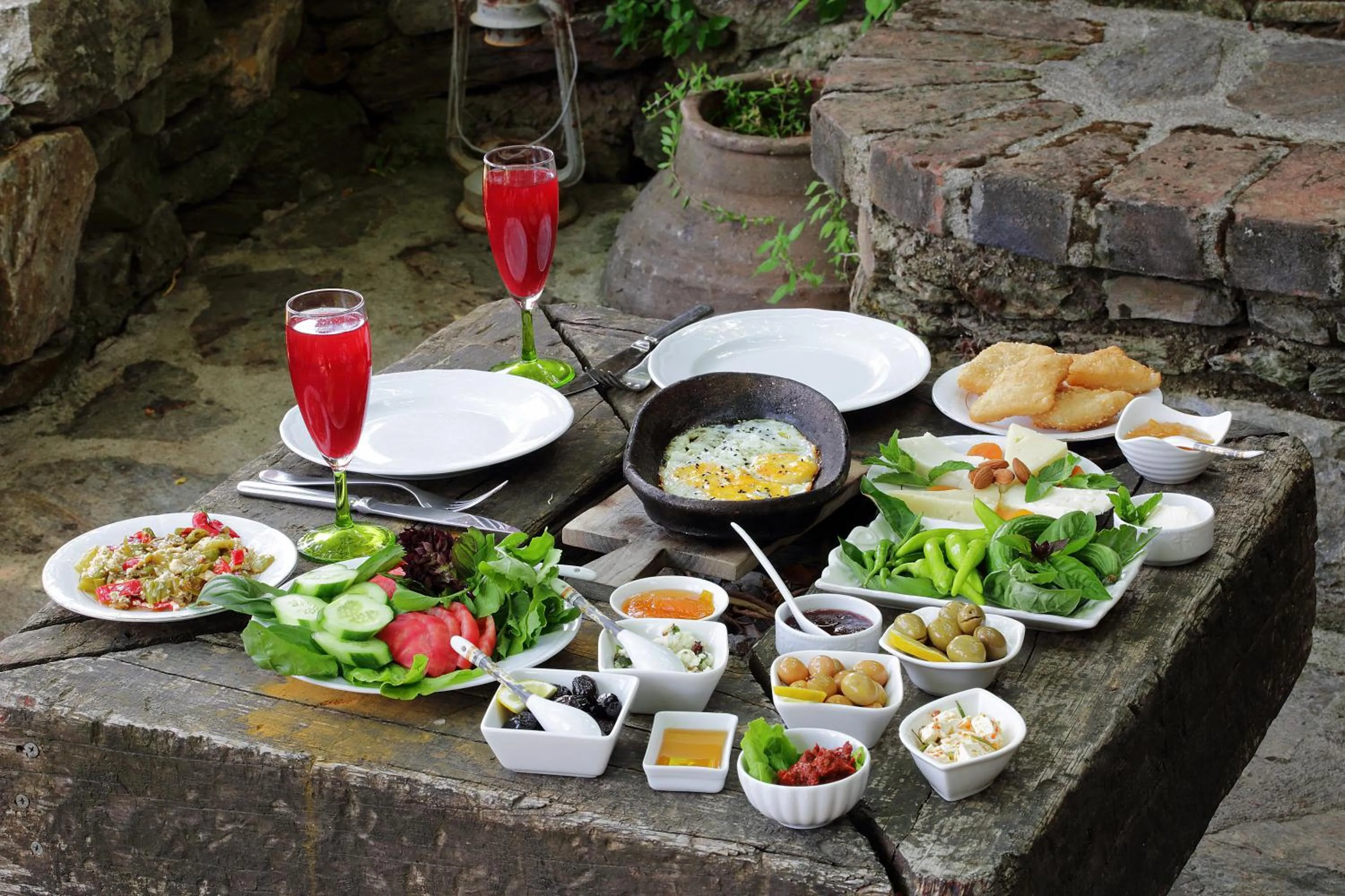 Food close-up in Nisanyan Hotel