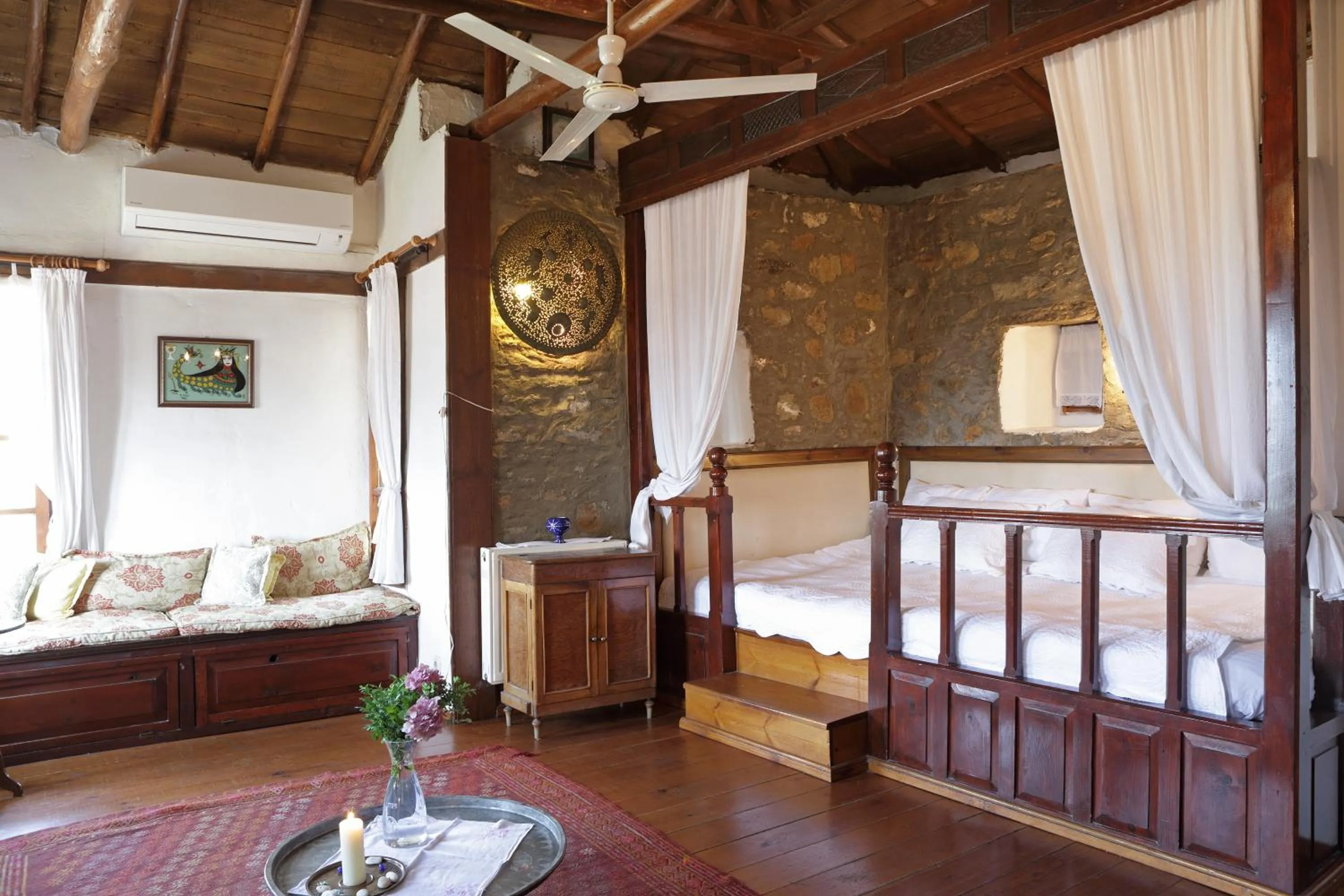 Bed in Nisanyan Hotel