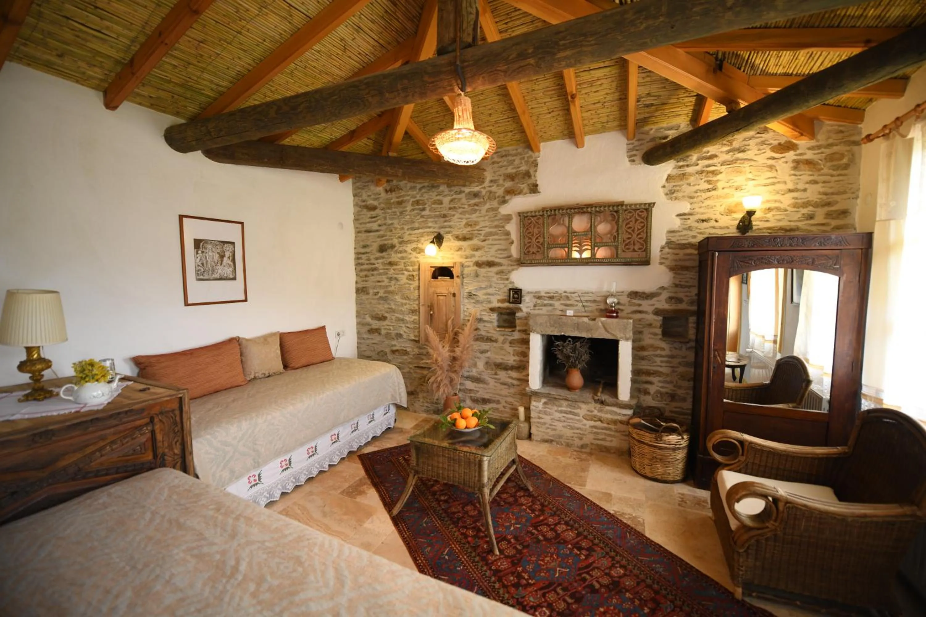 Bed in Nisanyan Hotel