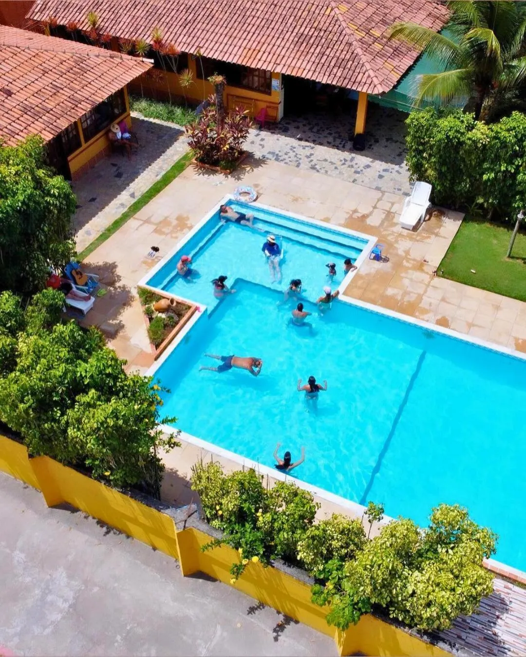 Bird's eye view in Pousada Verdes Mares