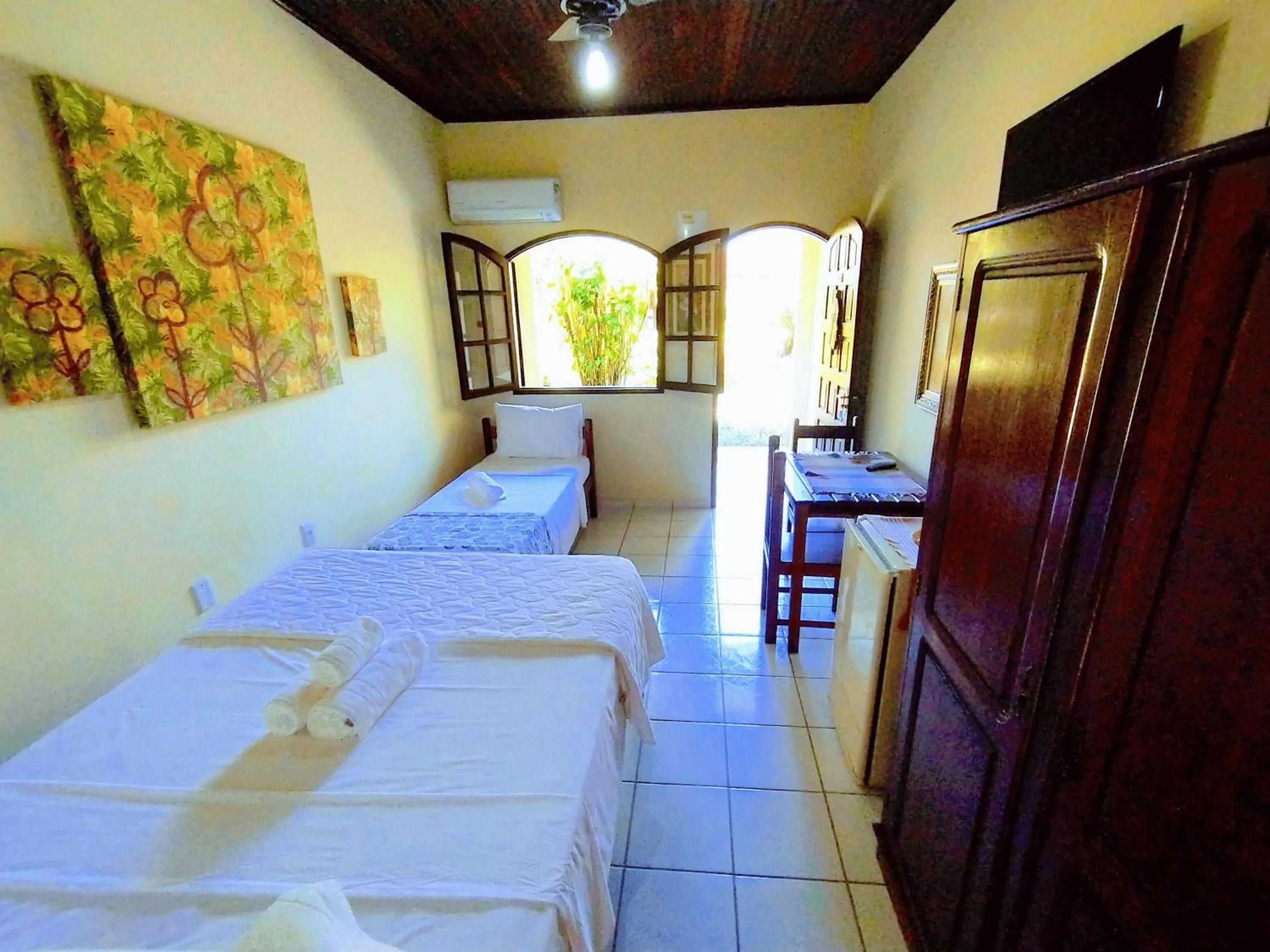 Bed in Pousada Verdes Mares