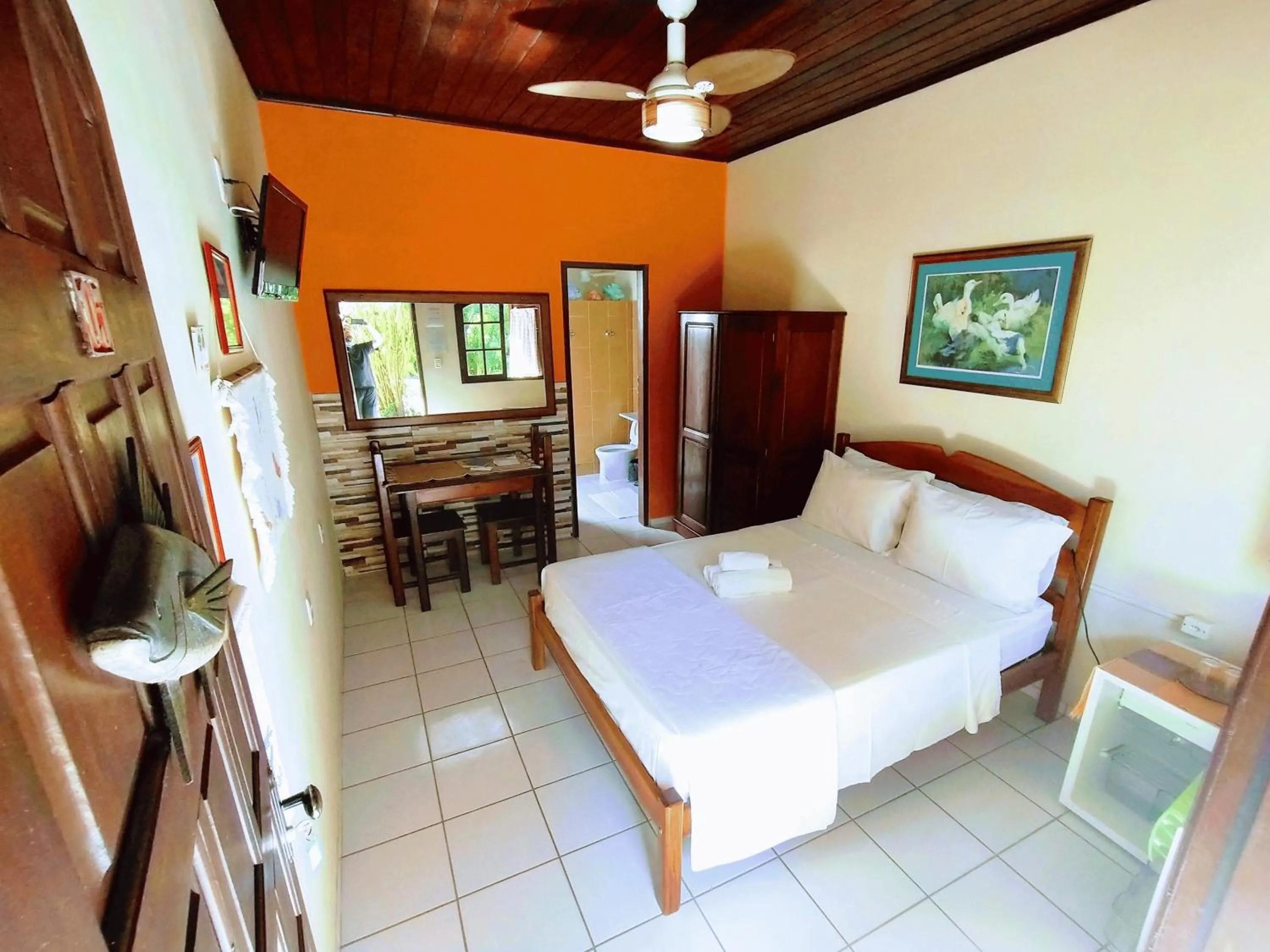 Bed in Pousada Verdes Mares