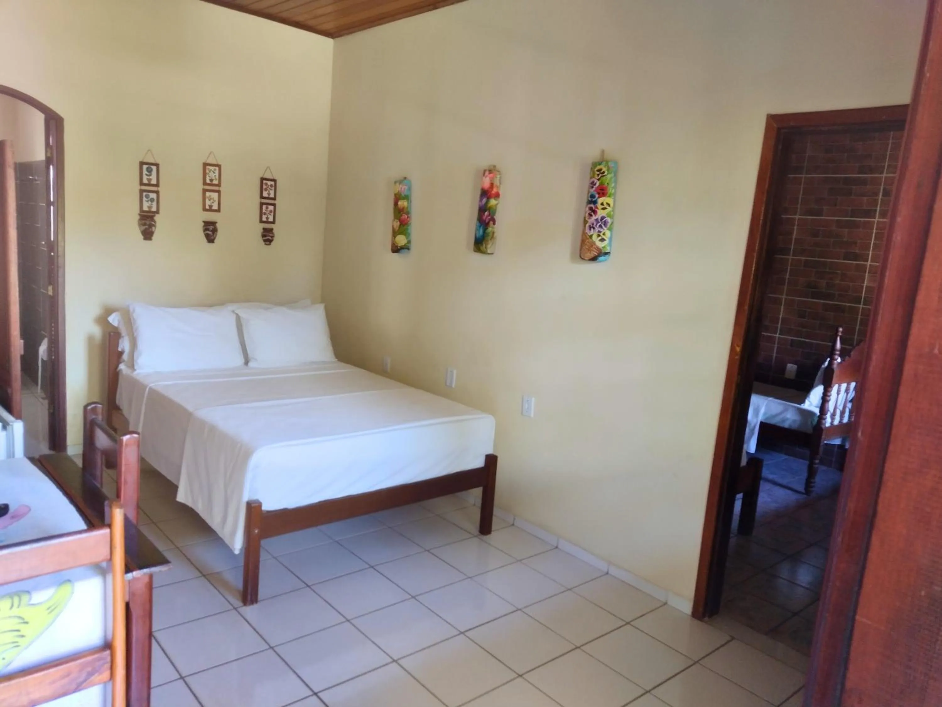 Bed in Pousada Verdes Mares