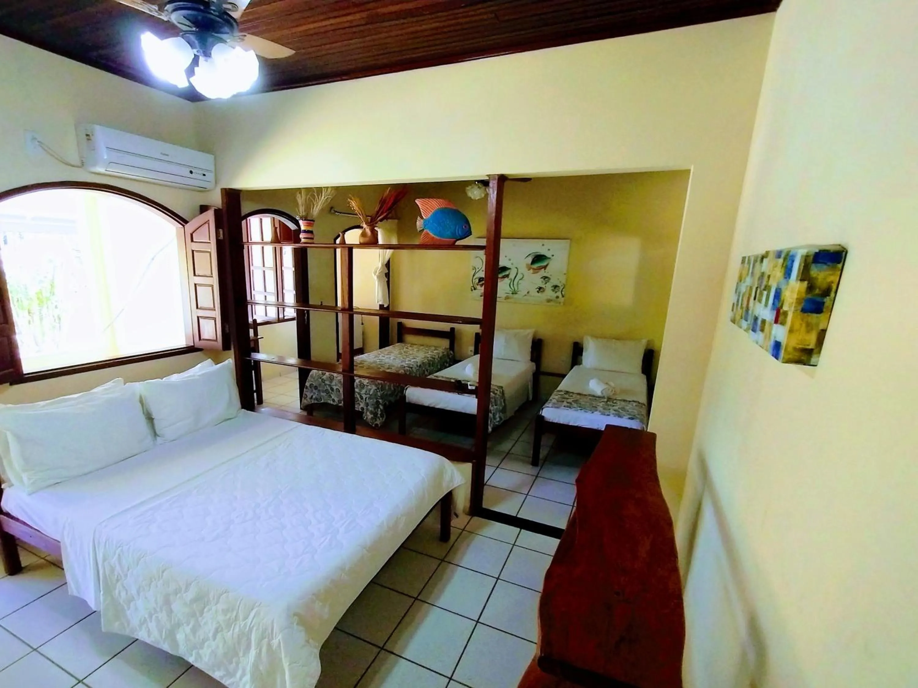 Bed in Pousada Verdes Mares