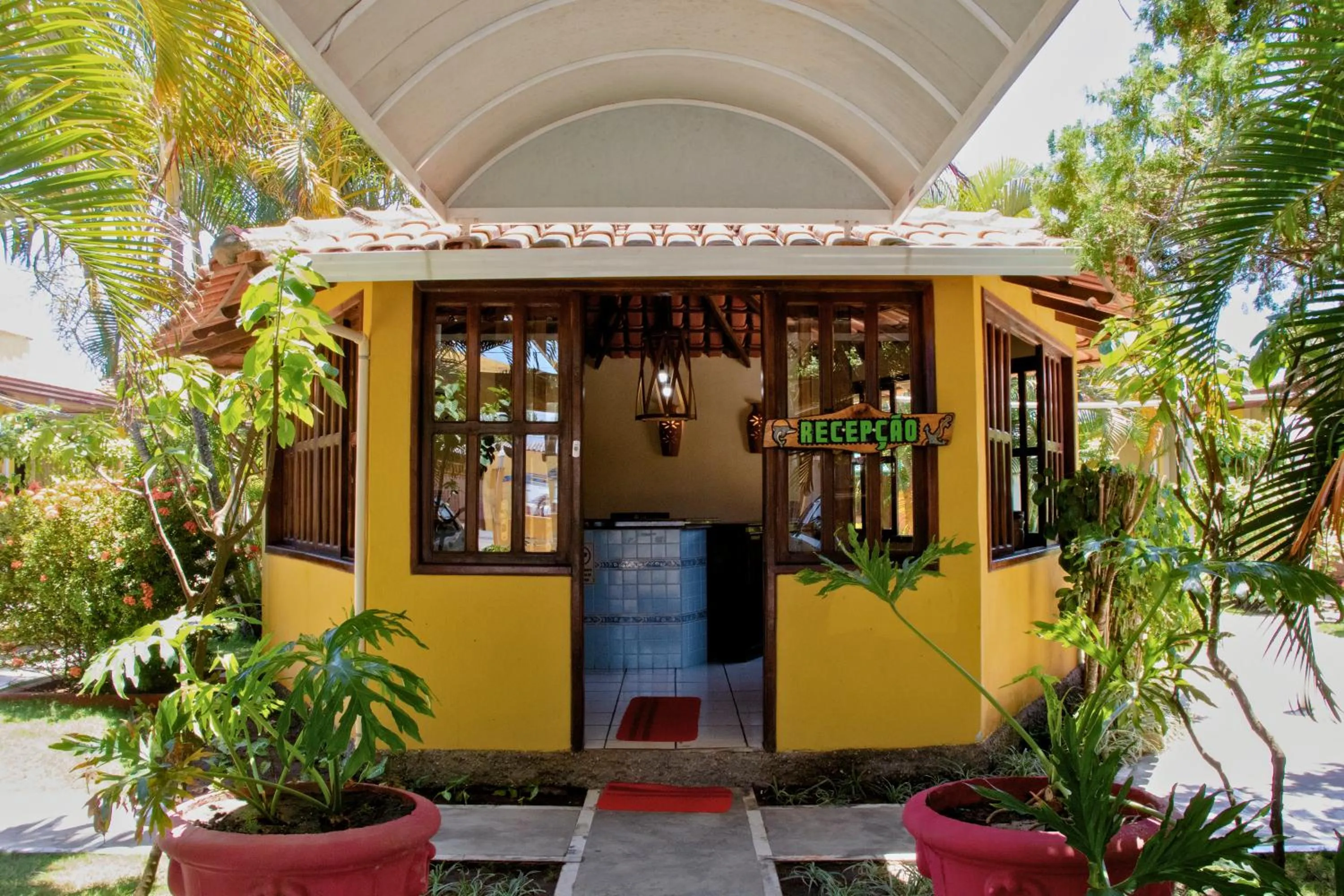 Lobby or reception in Pousada Verdes Mares
