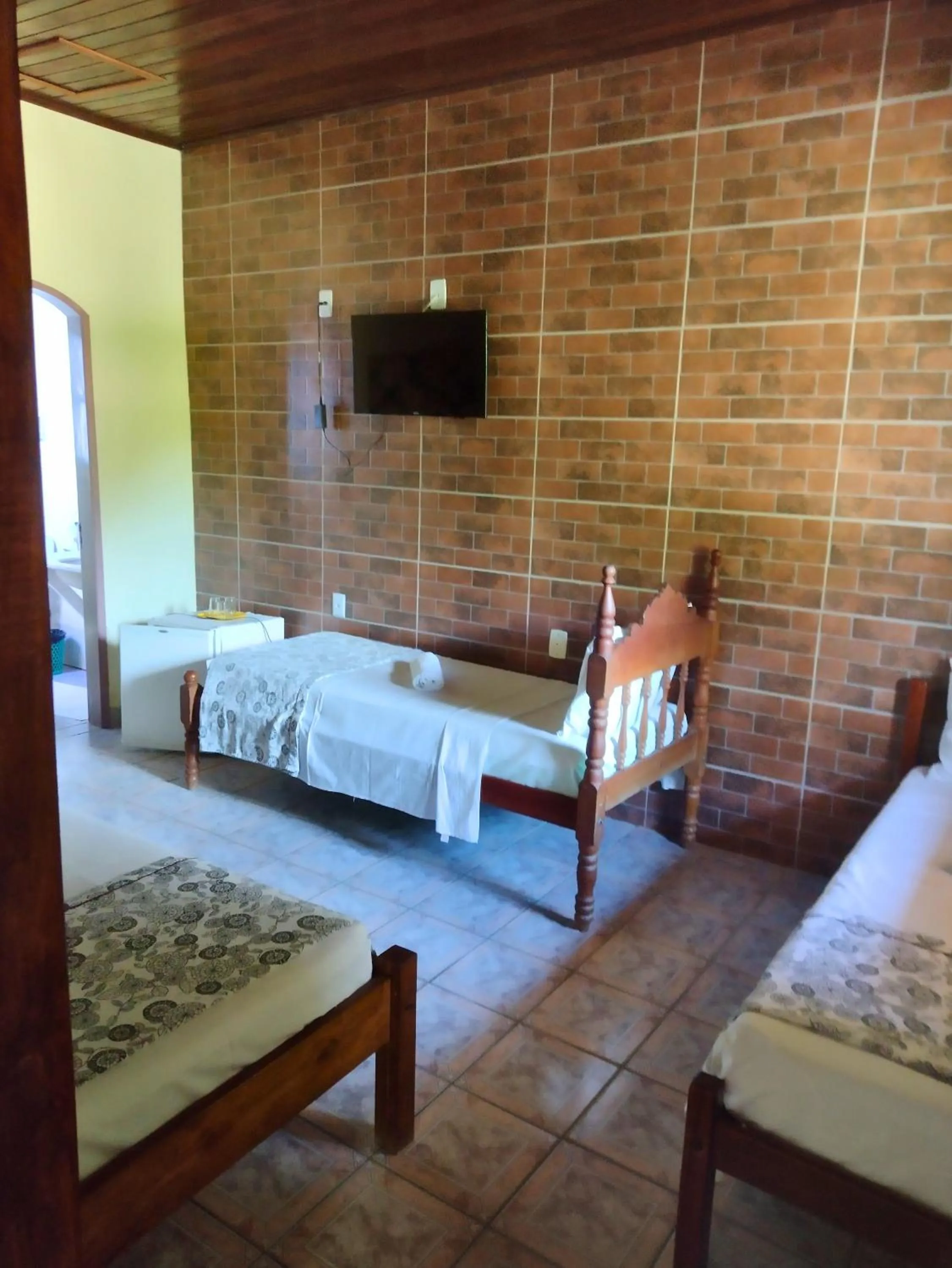 Bed in Pousada Verdes Mares