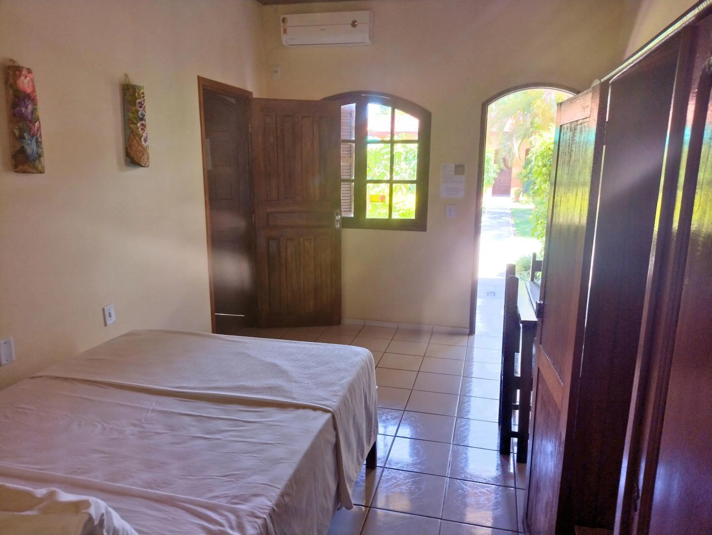 Bed in Pousada Verdes Mares