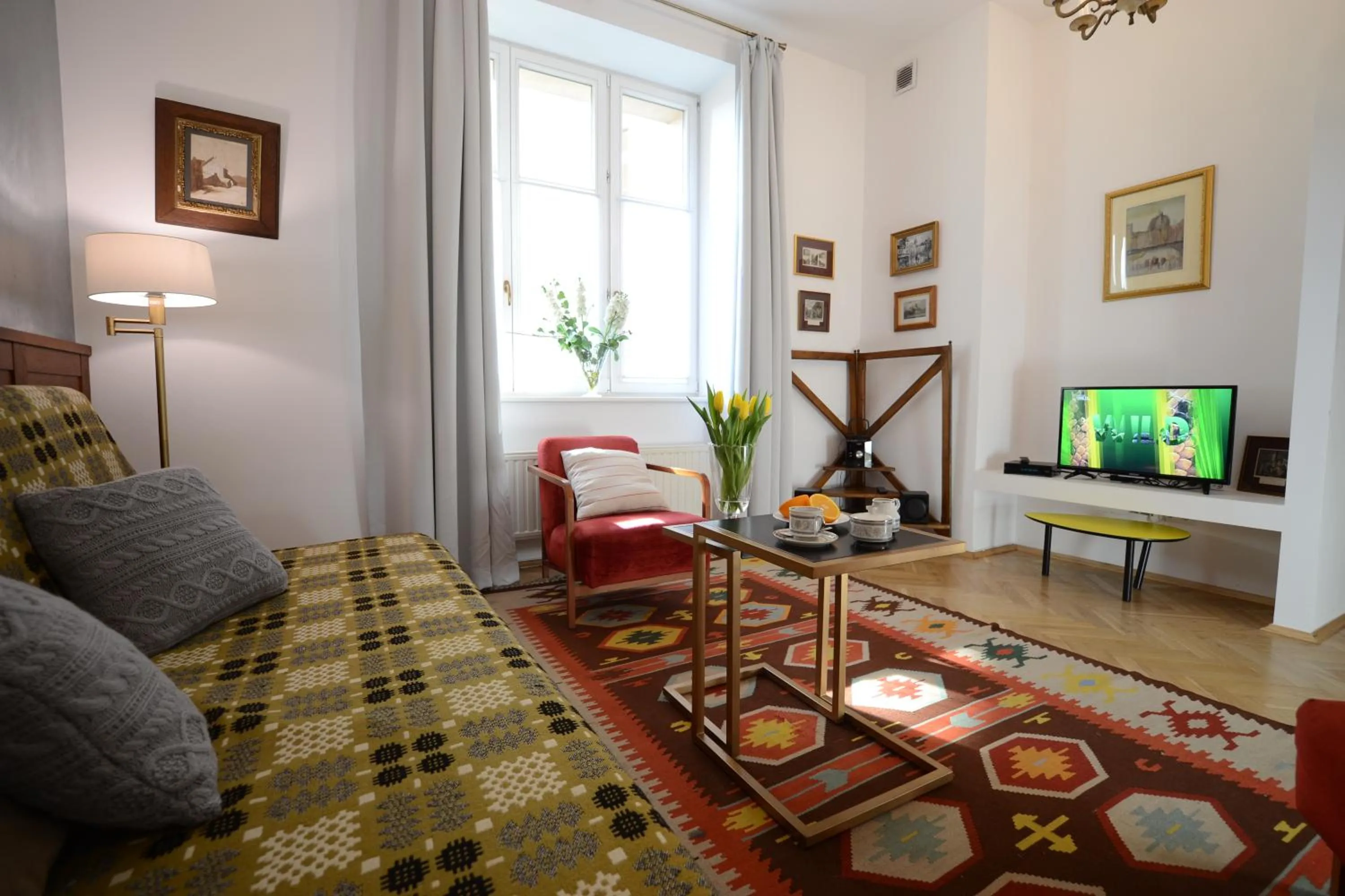 Living room in Crystal Suites Old Town