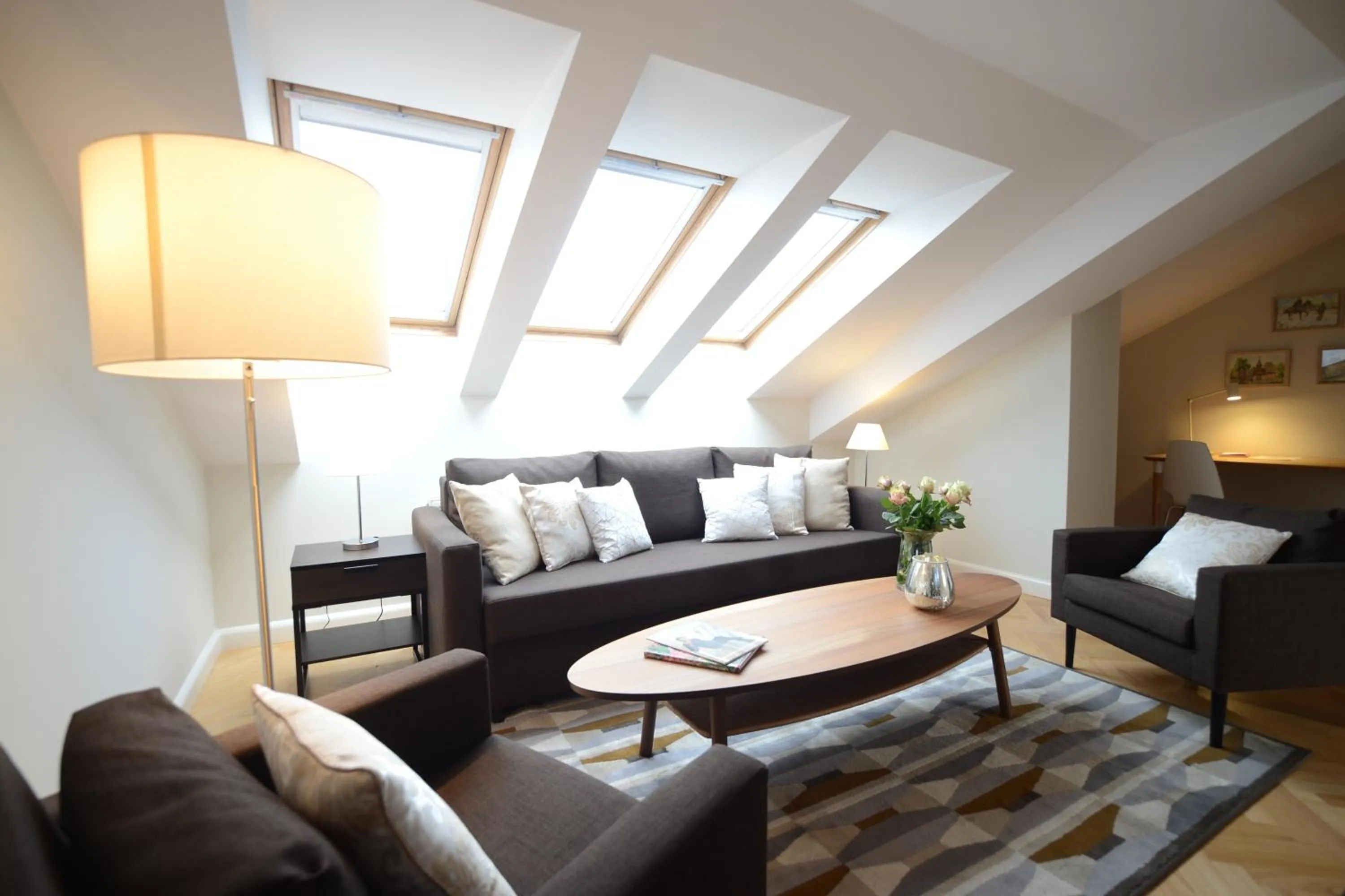 Living room in Crystal Suites Old Town