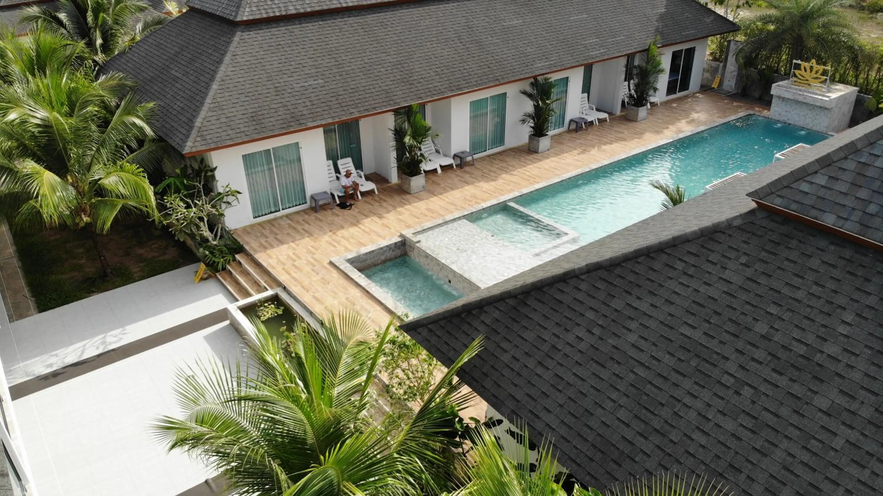 Swimming pool, Pool View in Amadha Villas Retreat 