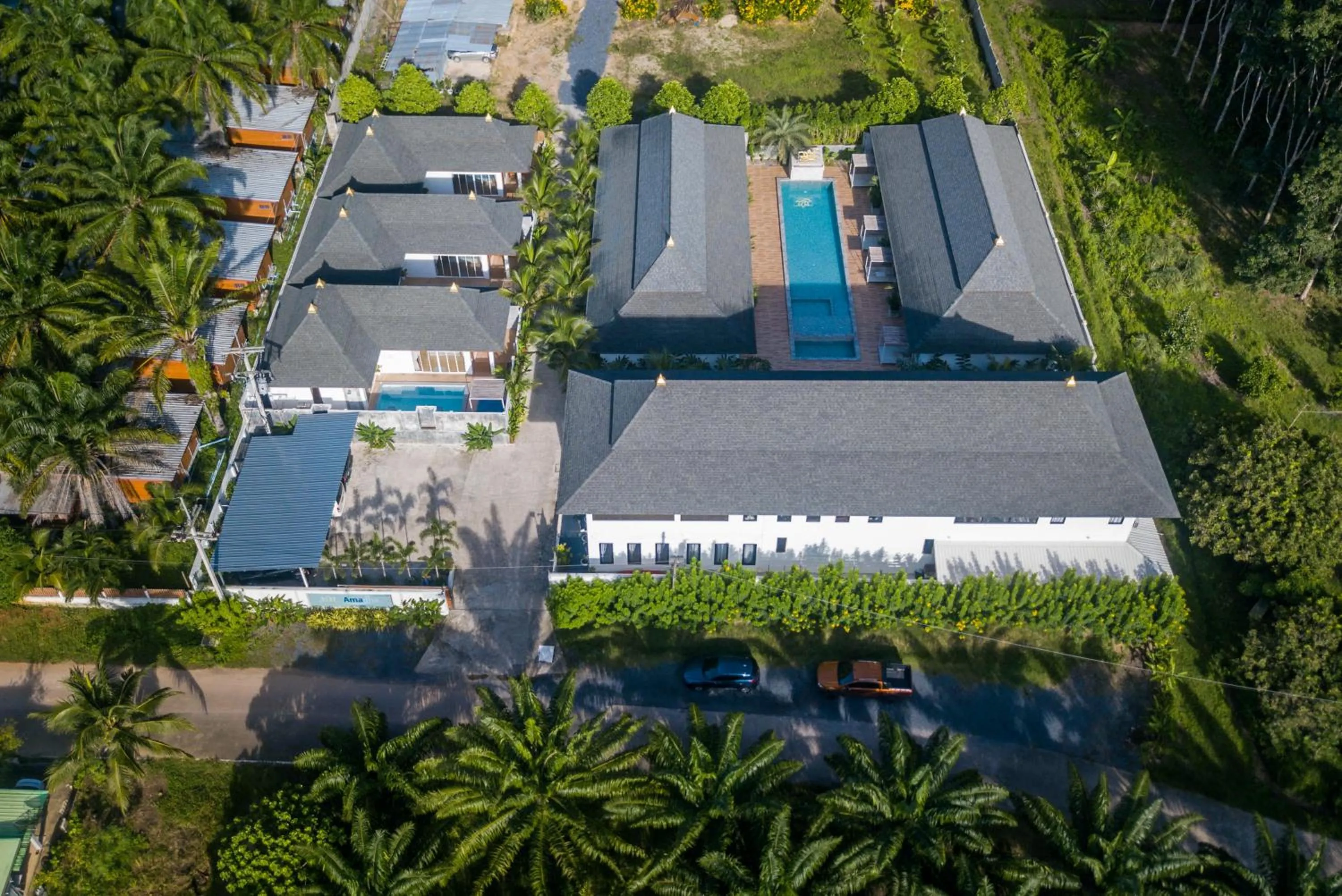 Bird's eye view, Bird's-eye View in Amadha Villas Retreat 