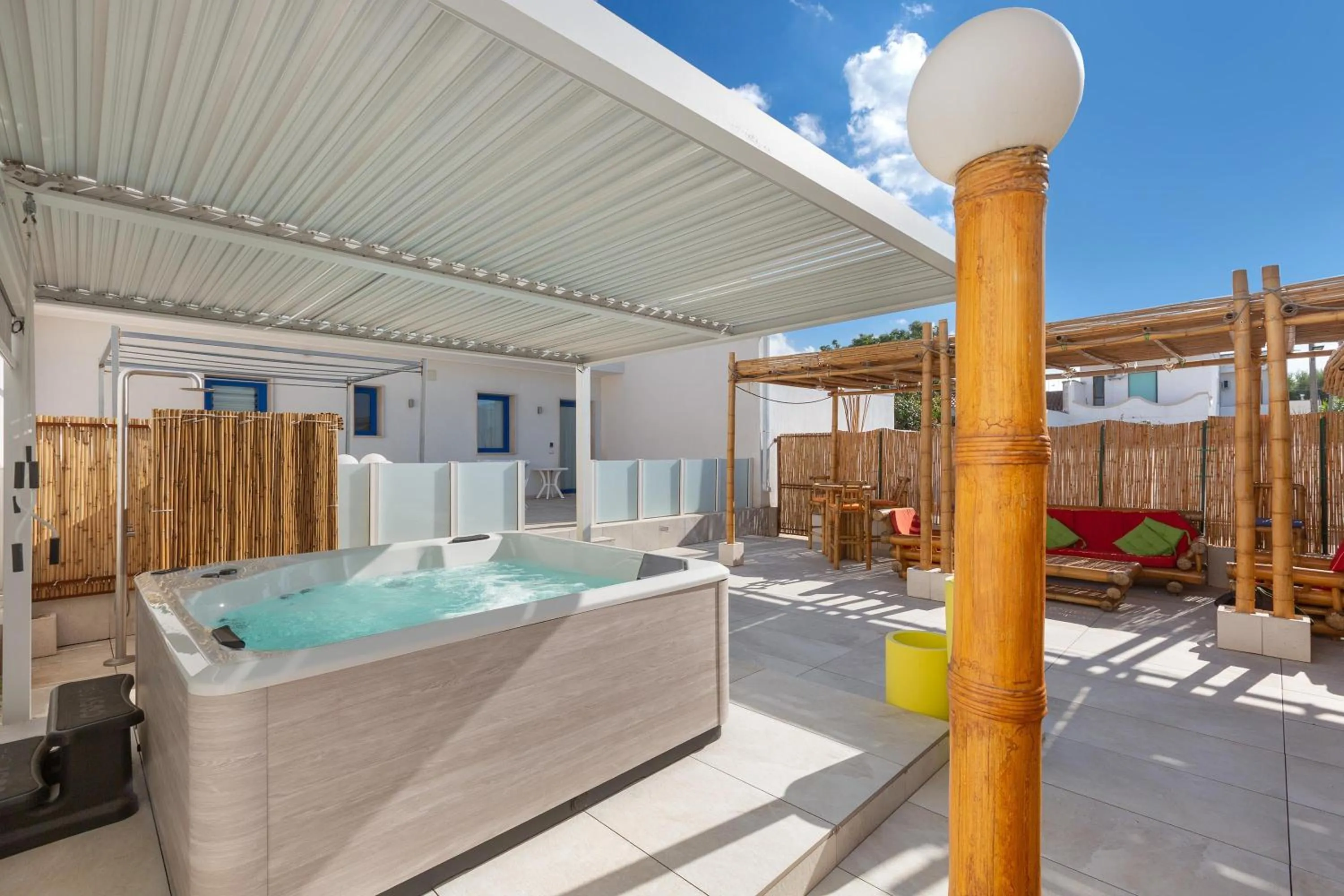 Hot Tub in B&B Dreams and Delights