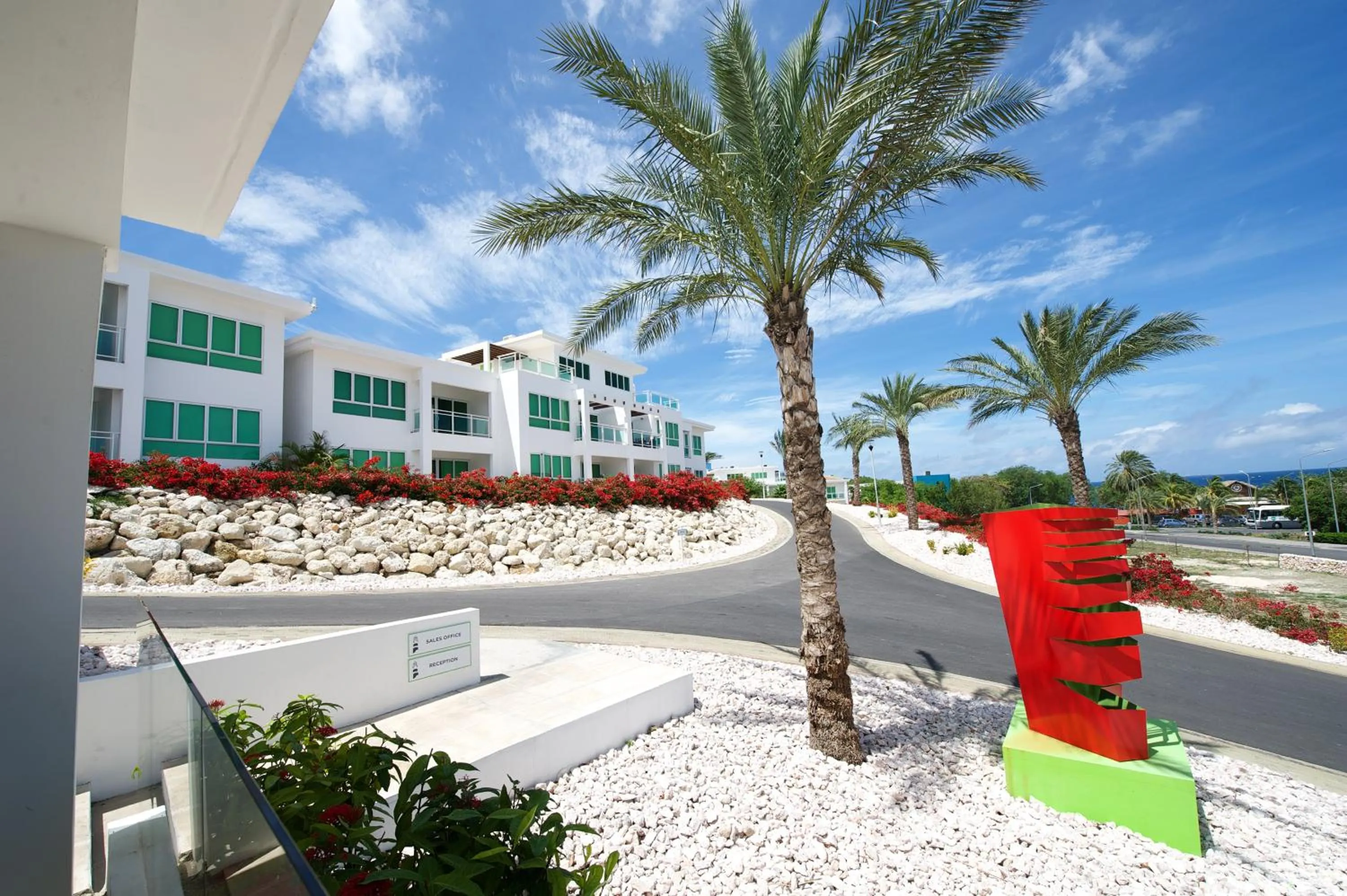 Facade/entrance in Piscadera Harbour Village