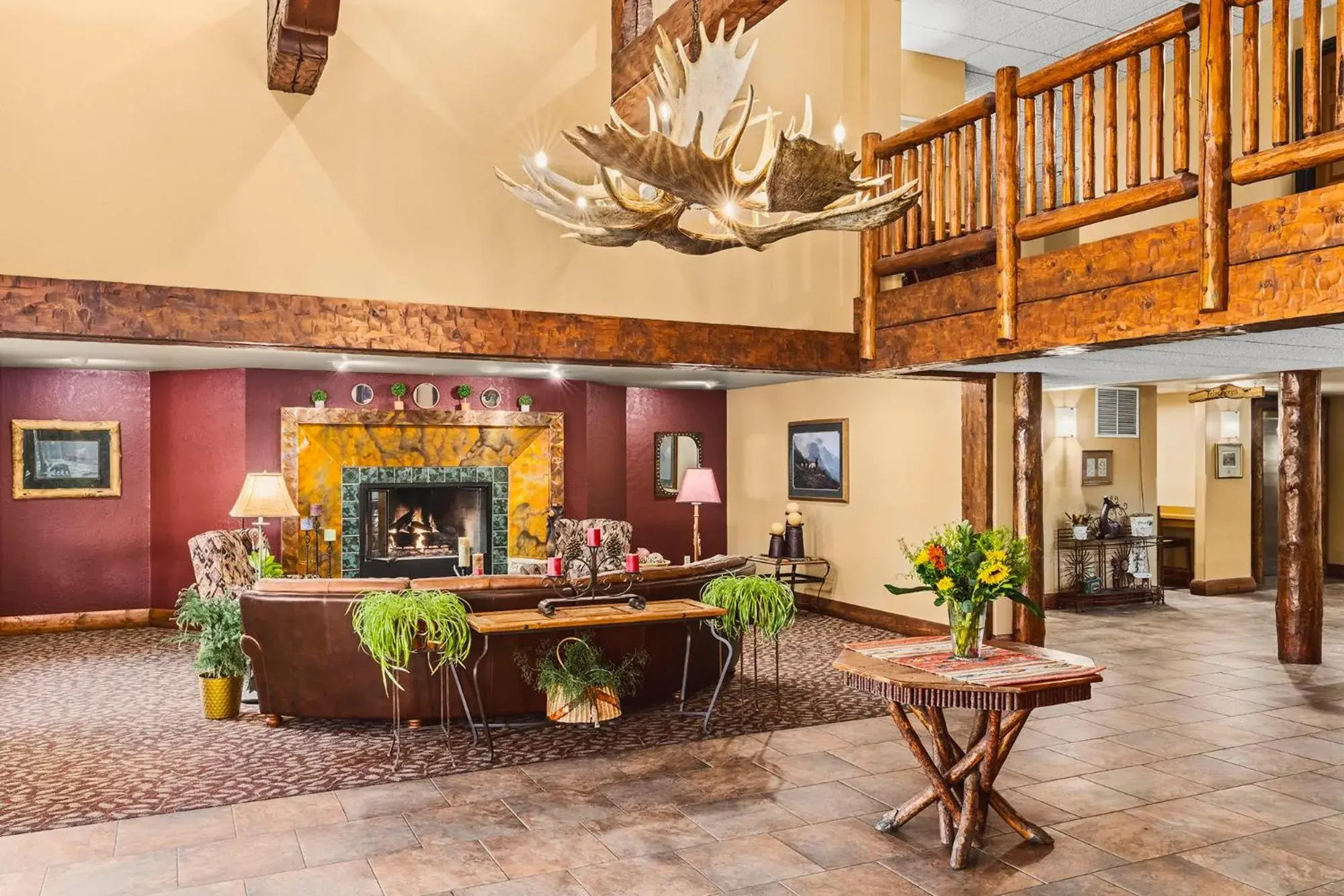 Lobby or reception in Bitterroot River Inn and Conference Center Lobby or reception in Bitterroot River Inn and Conference Center