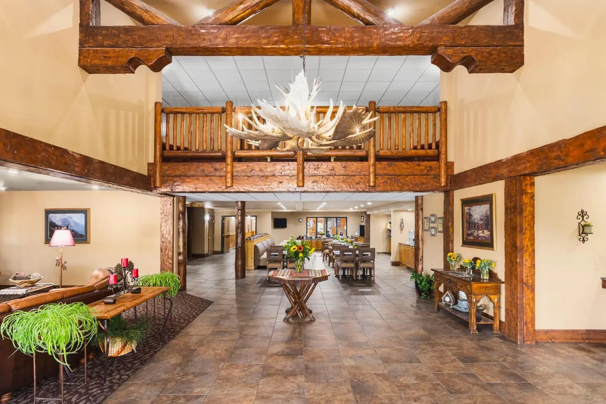 Lobby or reception in Bitterroot River Inn and Conference Center Lobby or reception in Bitterroot River Inn and Conference Center