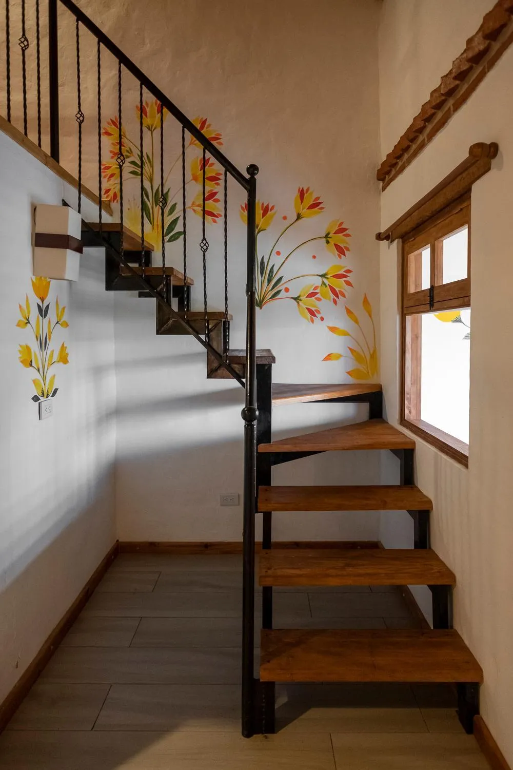 Decorative detail in Hotel Spa Casa de Adobe Villa de Leyva