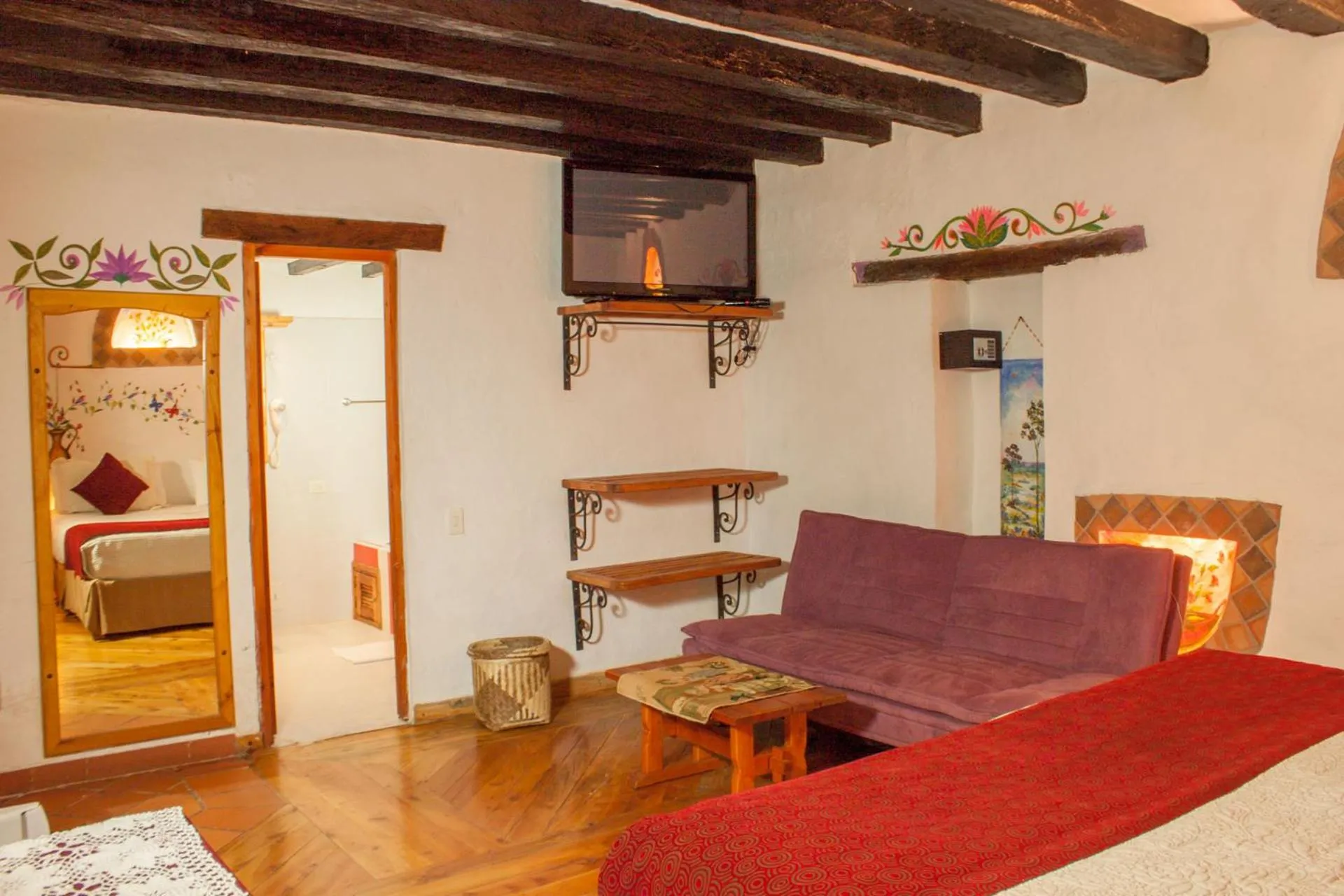 Photo of the whole room, Bed in Hotel Spa Casa de Adobe Villa de Leyva