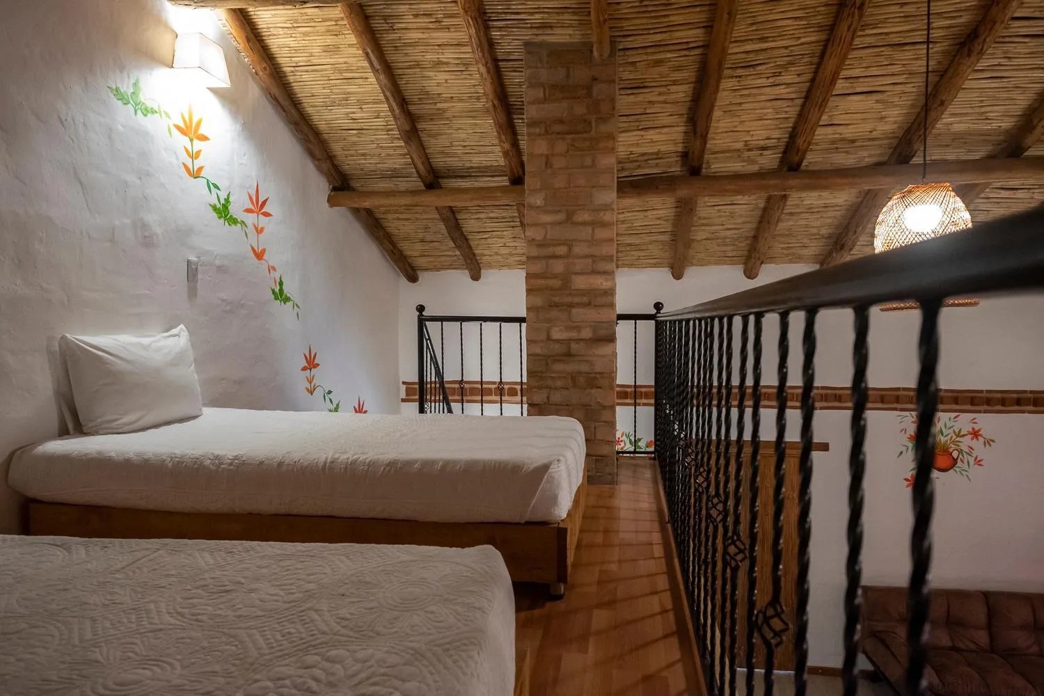 Bed in Hotel Spa Casa de Adobe Villa de Leyva