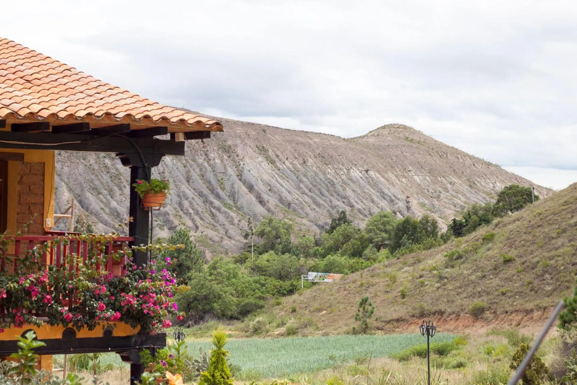 Mountain view in Hotel Spa Casa de Adobe Villa de Leyva
