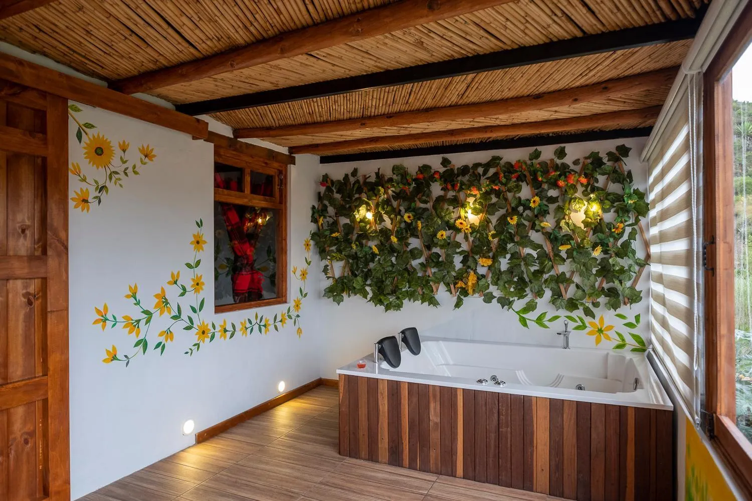 Hot Tub in Hotel Spa Casa de Adobe Villa de Leyva