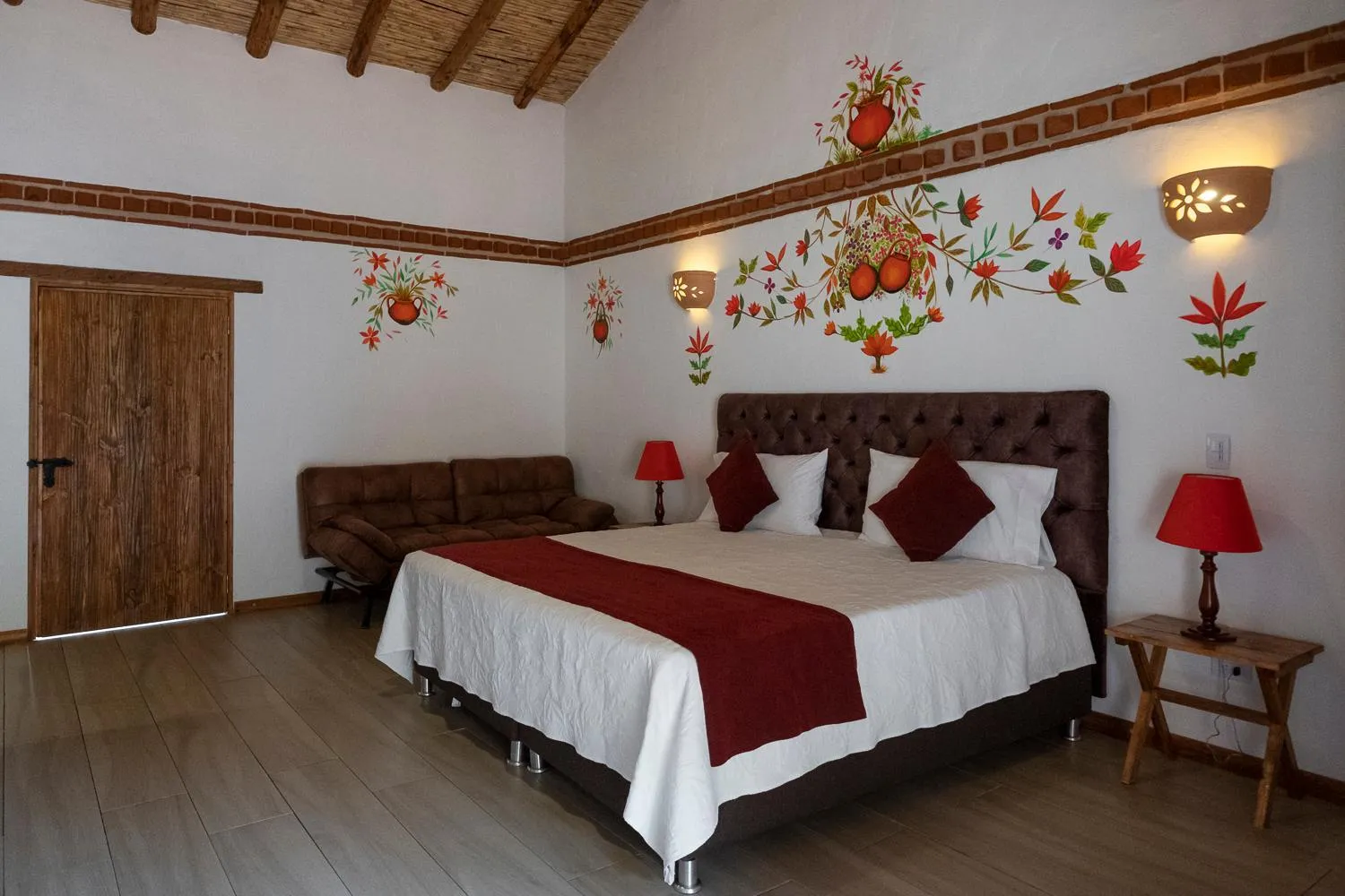 Photo of the whole room, Bed in Hotel Spa Casa de Adobe Villa de Leyva