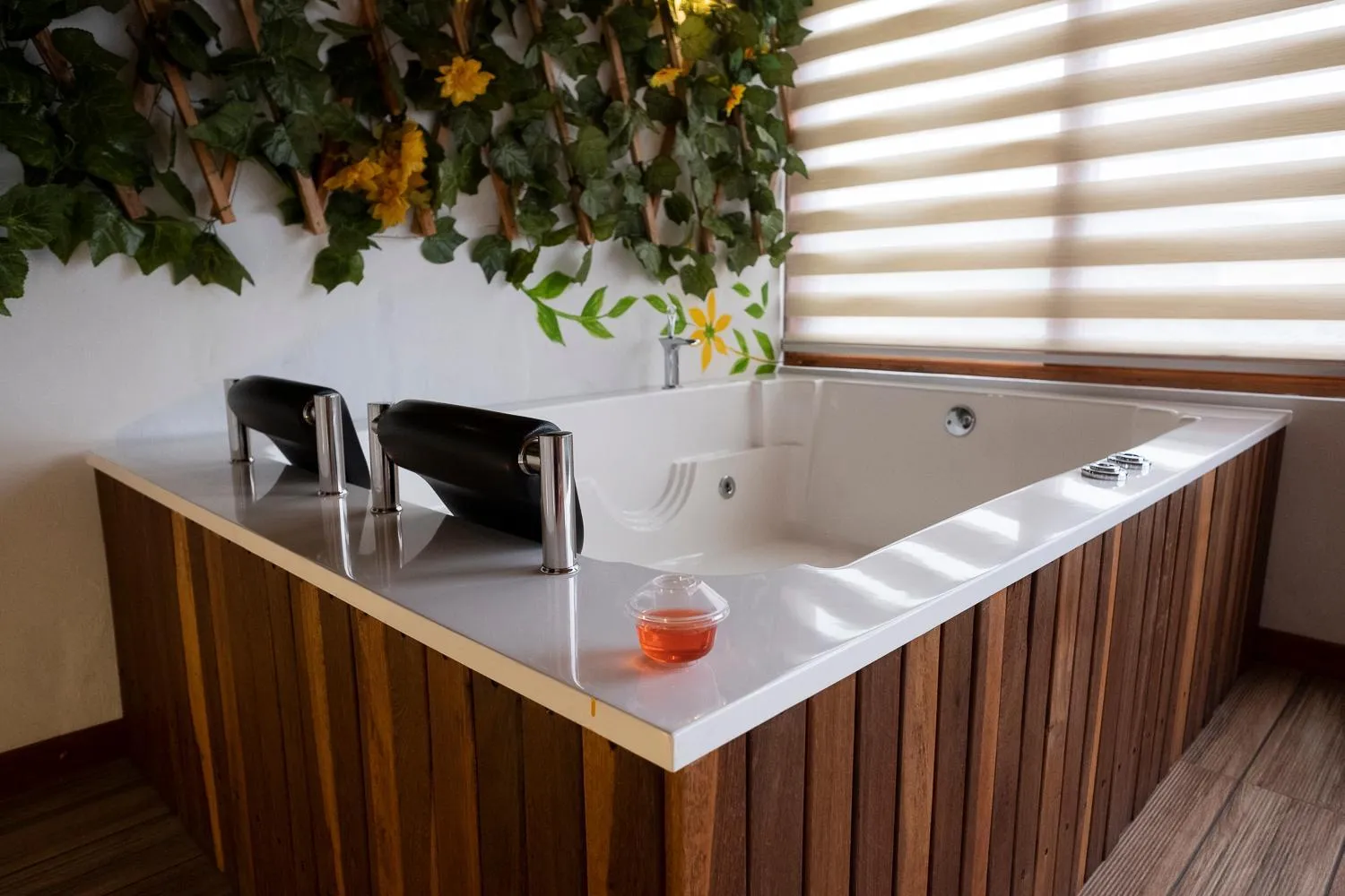 Hot Tub in Hotel Spa Casa de Adobe Villa de Leyva