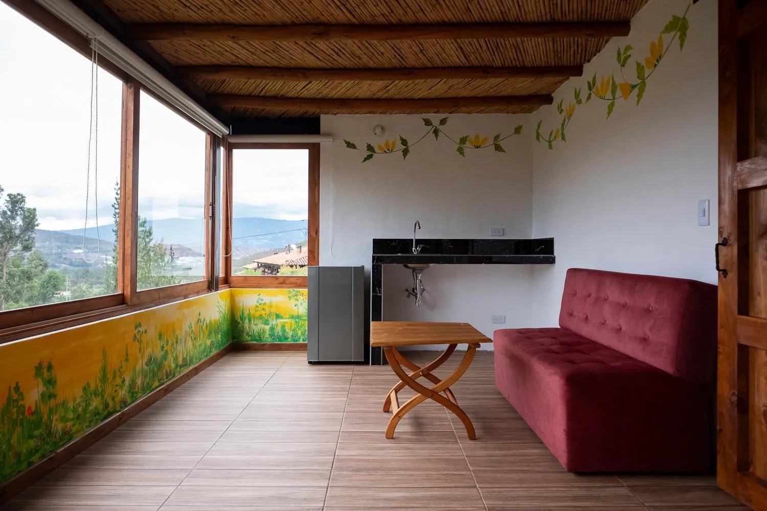 Balcony/Terrace in Hotel Spa Casa de Adobe Villa de Leyva