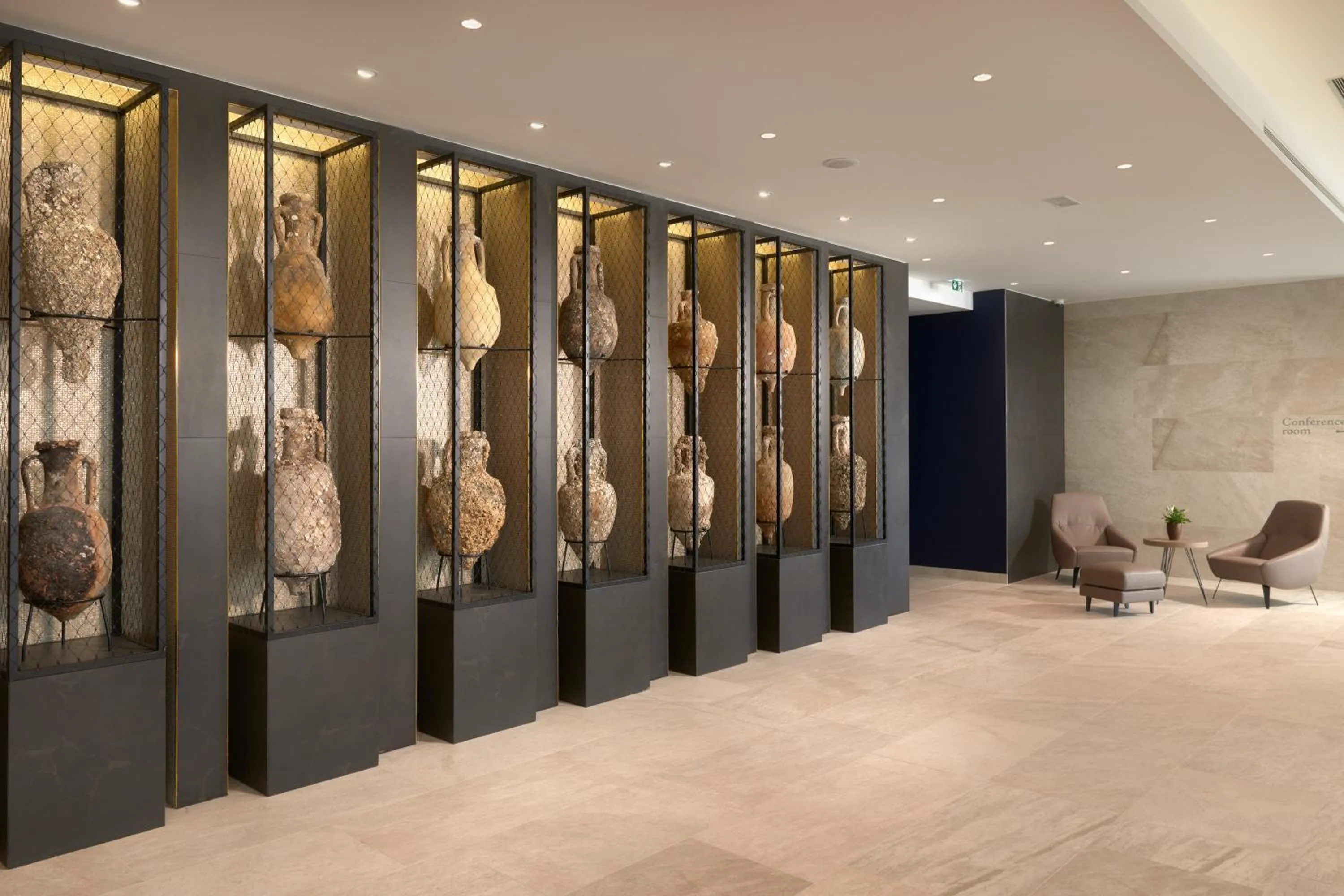 Lobby or reception in Amphora Hotel