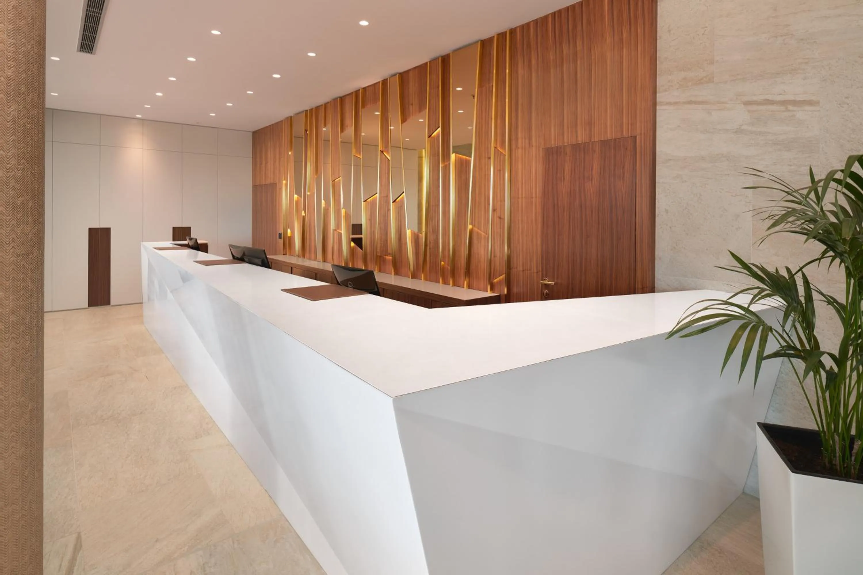 Lobby or reception in Amphora Hotel