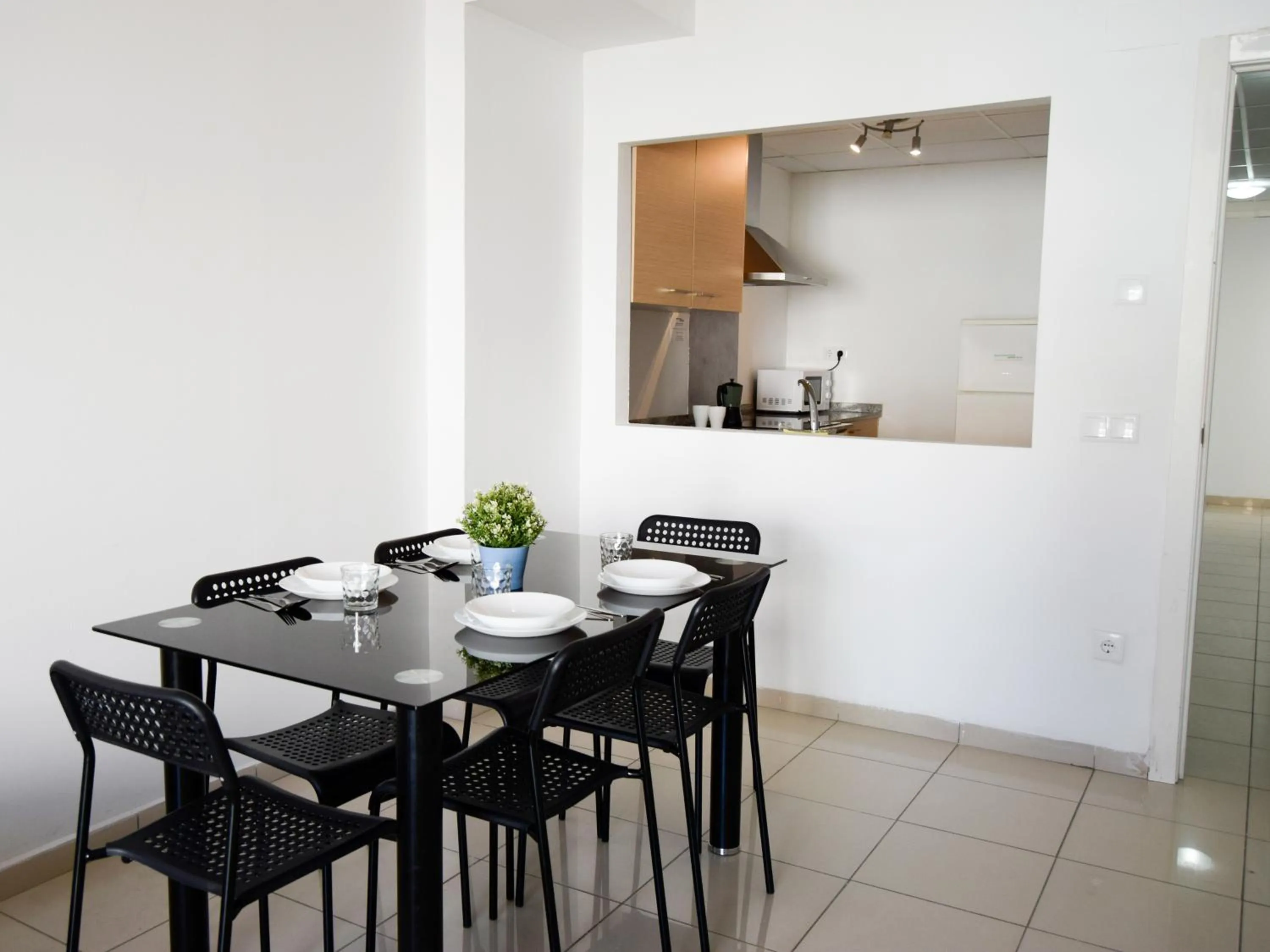 Kitchen or kitchenette in Apartamentos Playa de Benicarló 3000