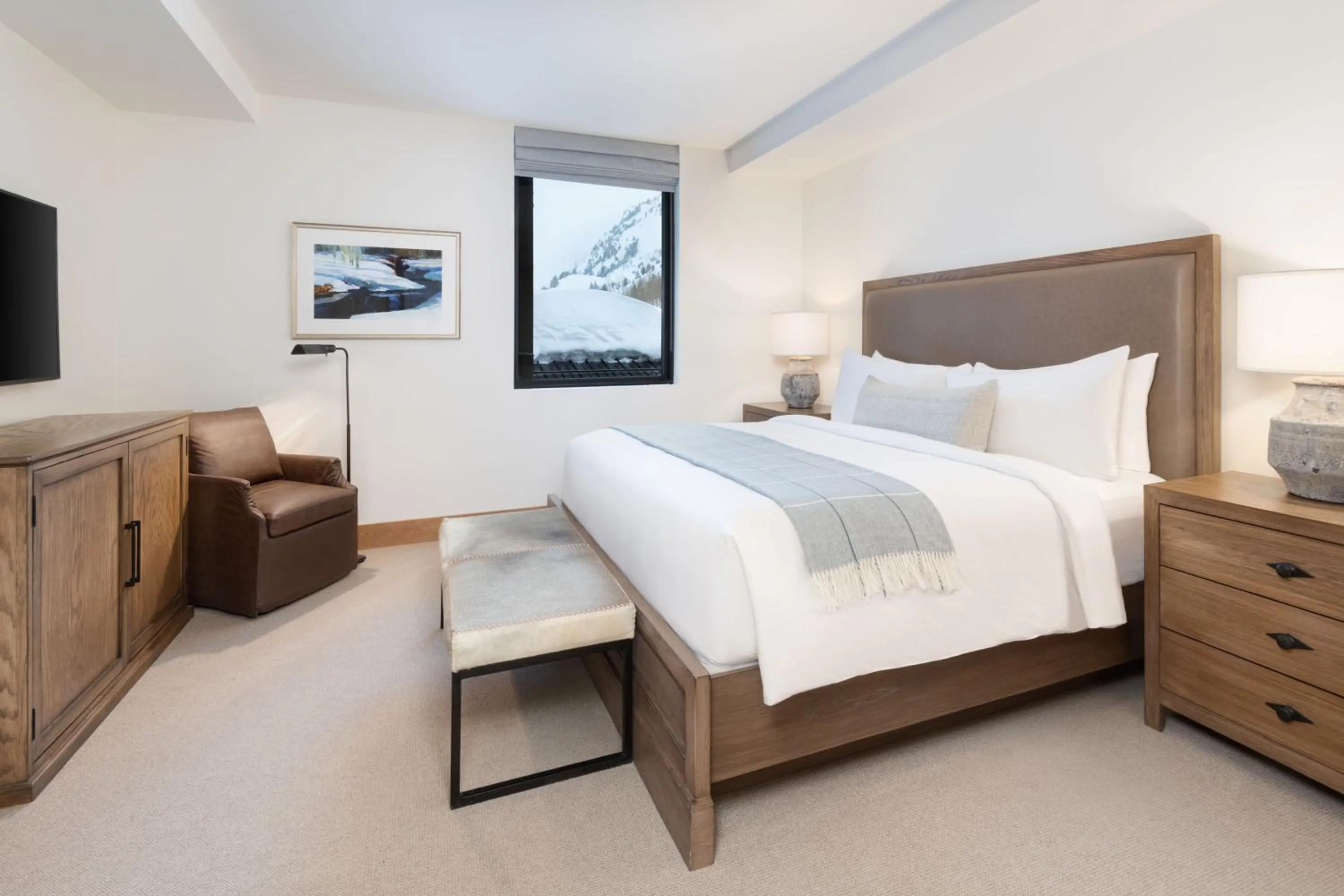 Bedroom, Bed in The Snowpine Lodge