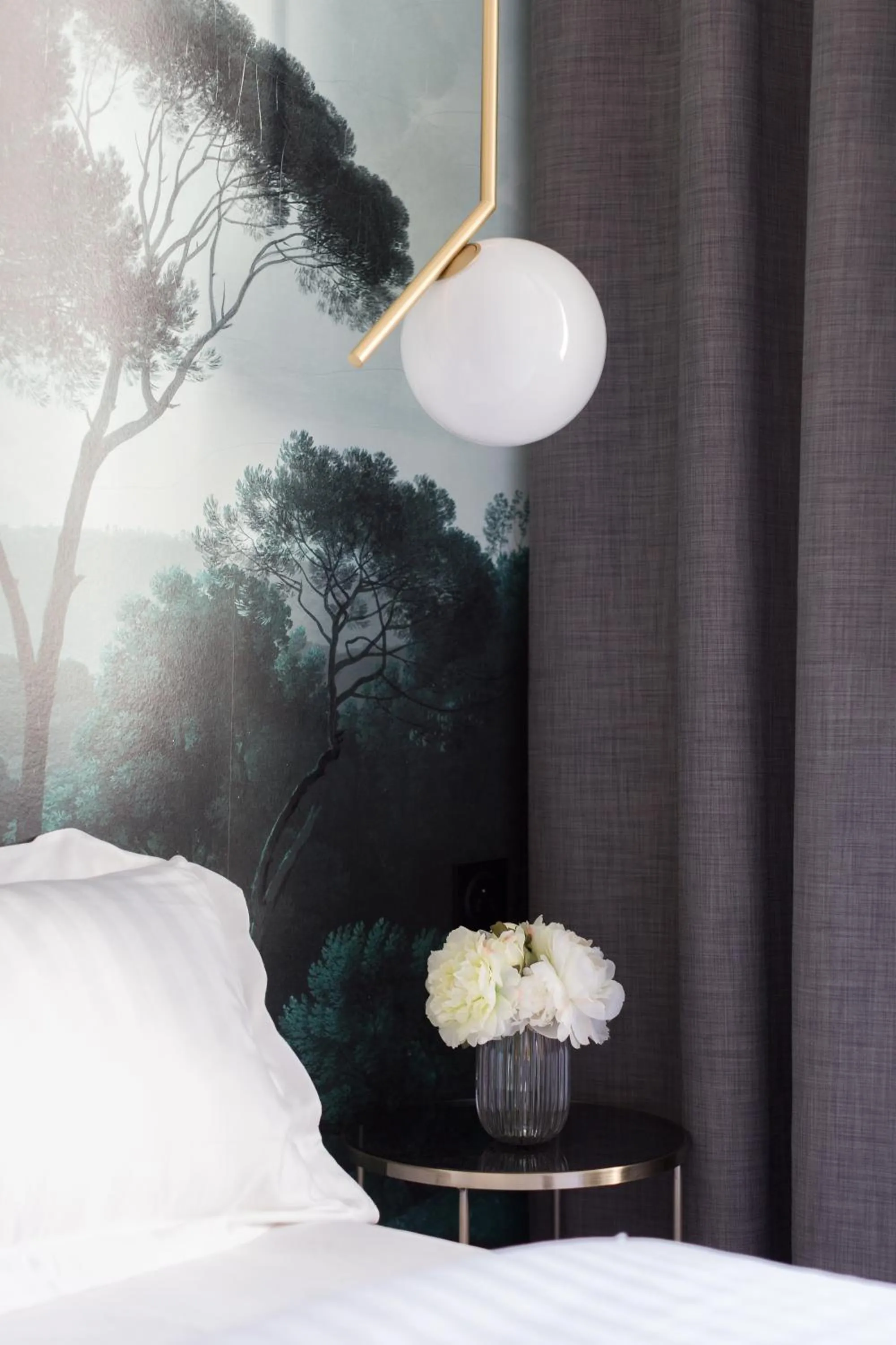 Decorative detail, Bed in Hôtel So Marais