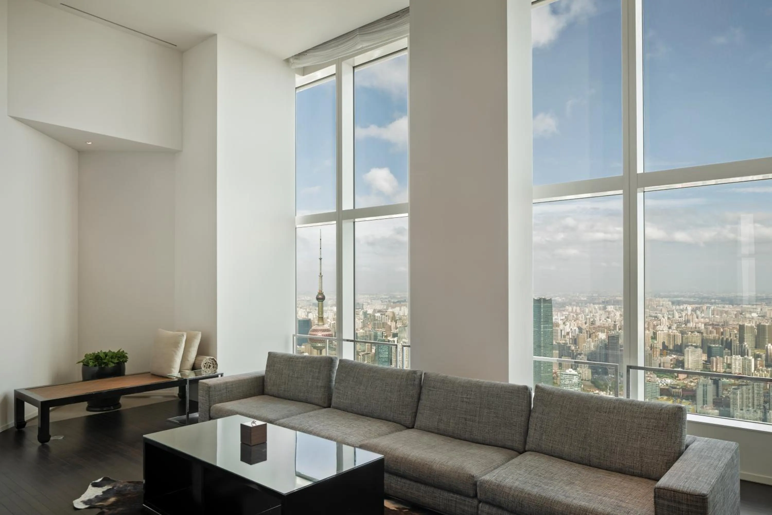 Living room in Park Hyatt Shanghai