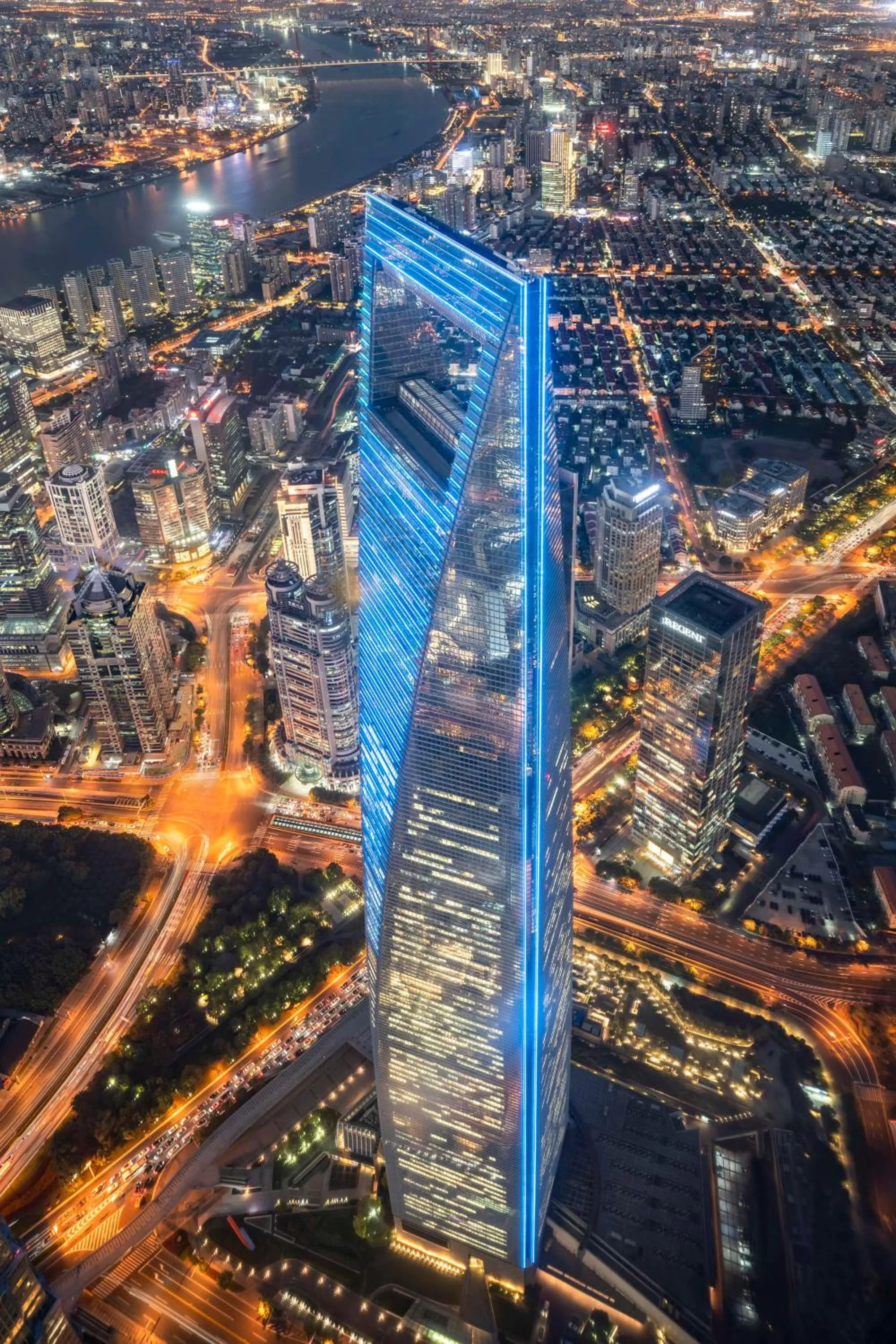 Property building in Park Hyatt Shanghai