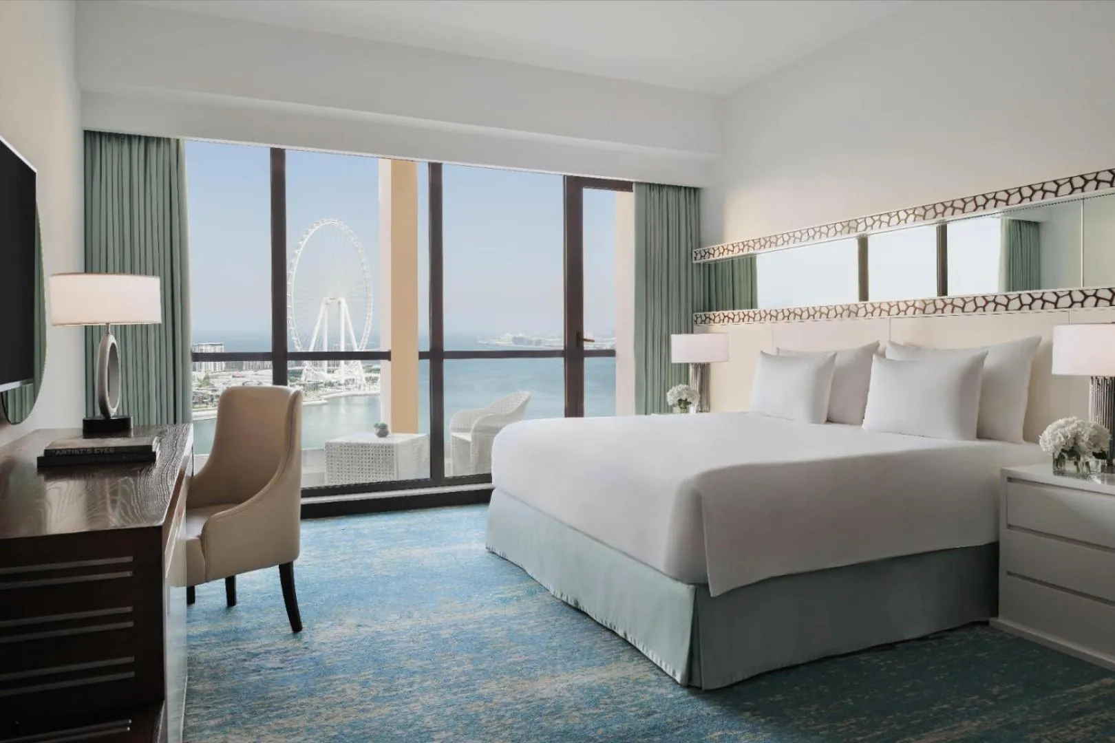 Bed in JA Ocean View Hotel, Jumeirah Beach Dubai