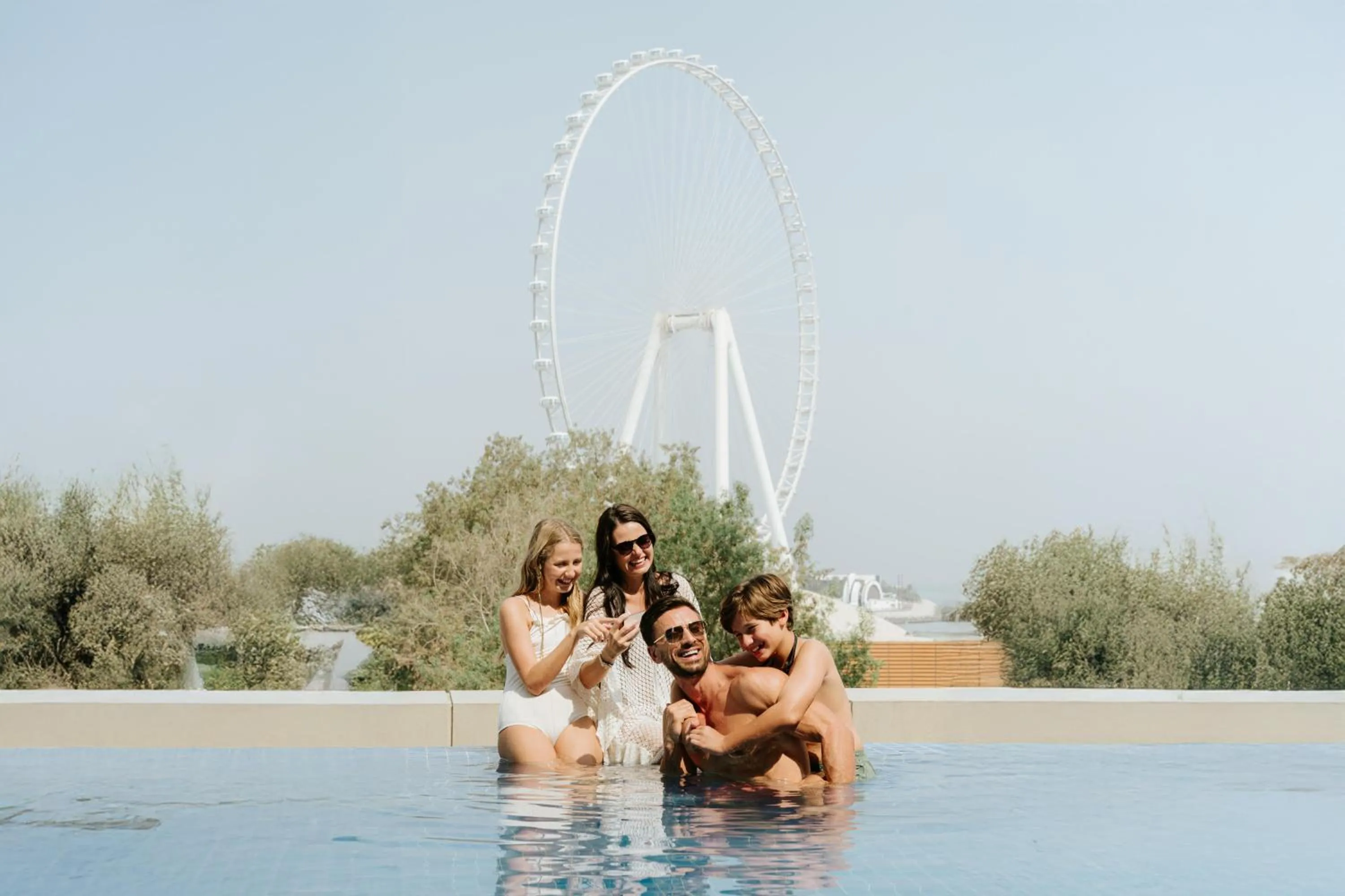 Swimming pool in JA Ocean View Hotel, Jumeirah Beach Dubai