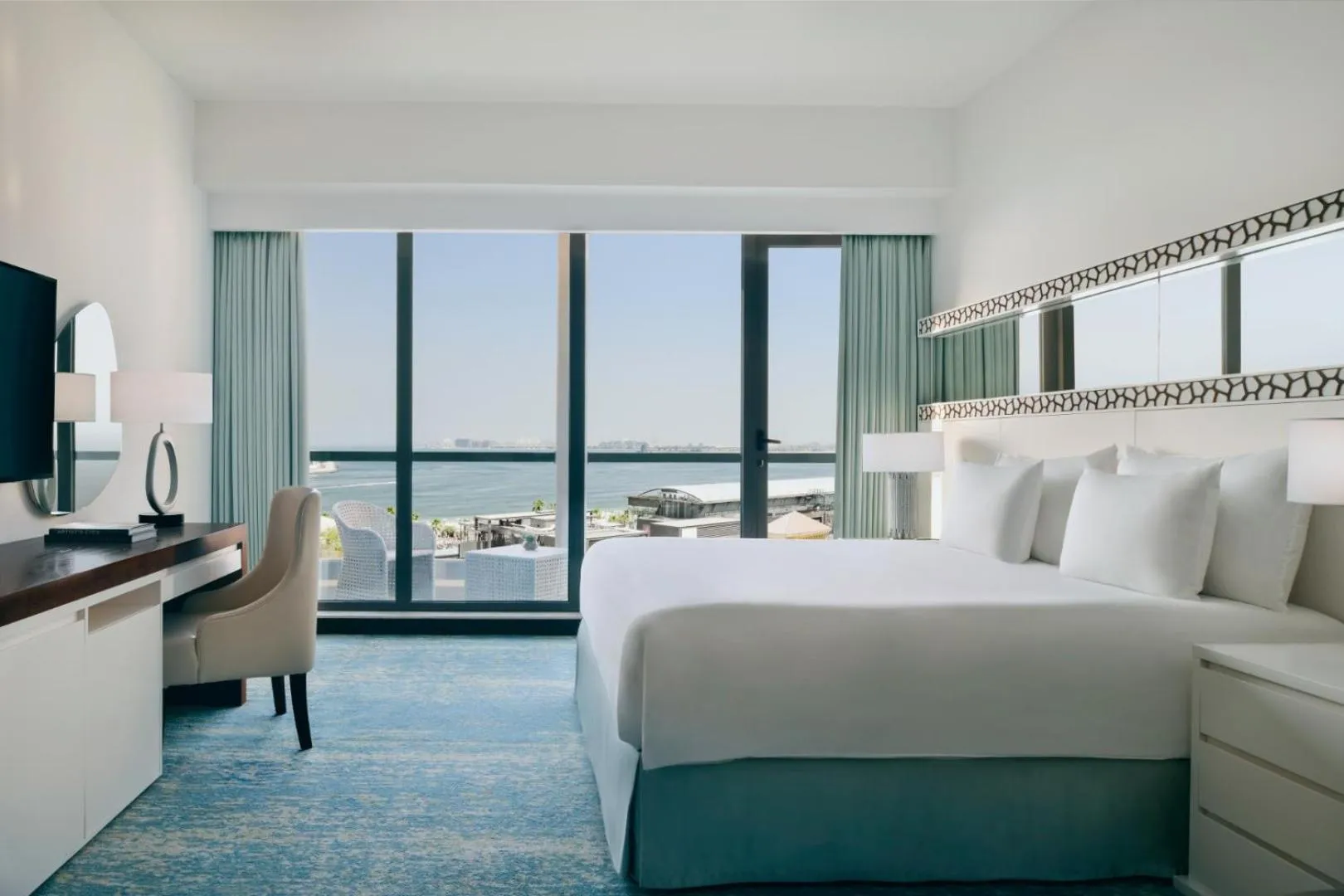 Bed in JA Ocean View Hotel, Jumeirah Beach Dubai