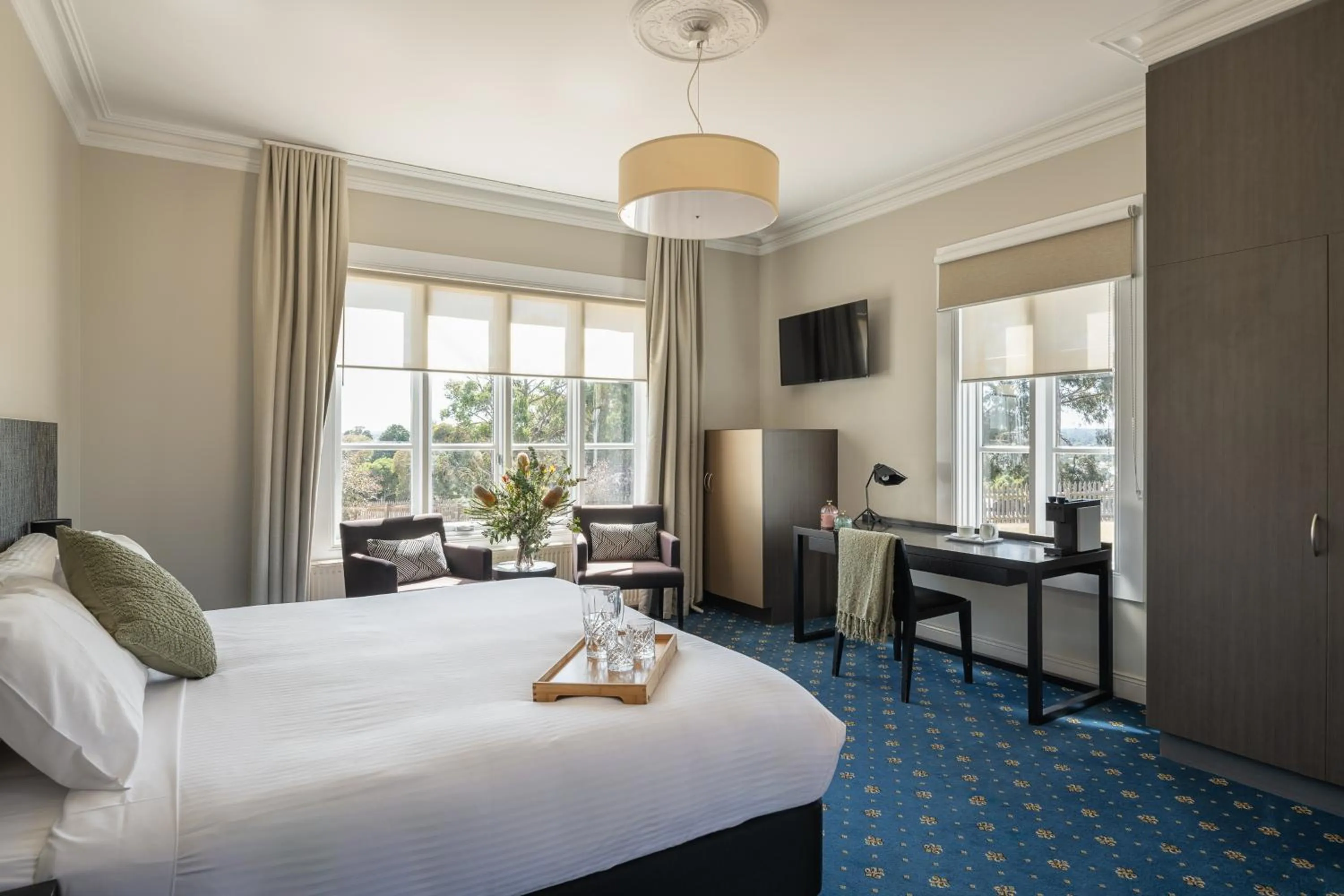 Bed in Sovereign Hill Hotel