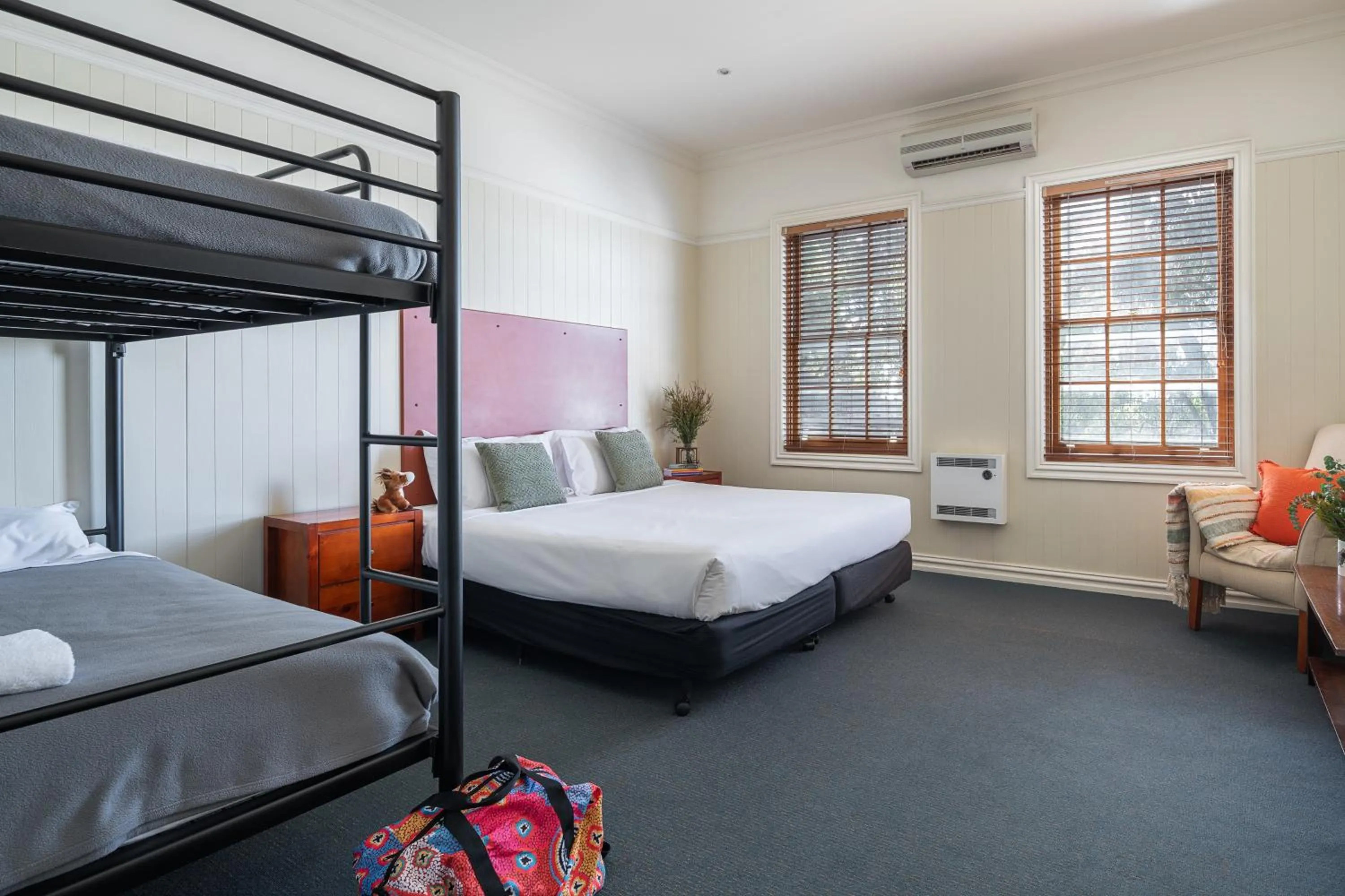 Bed in Sovereign Hill Hotel