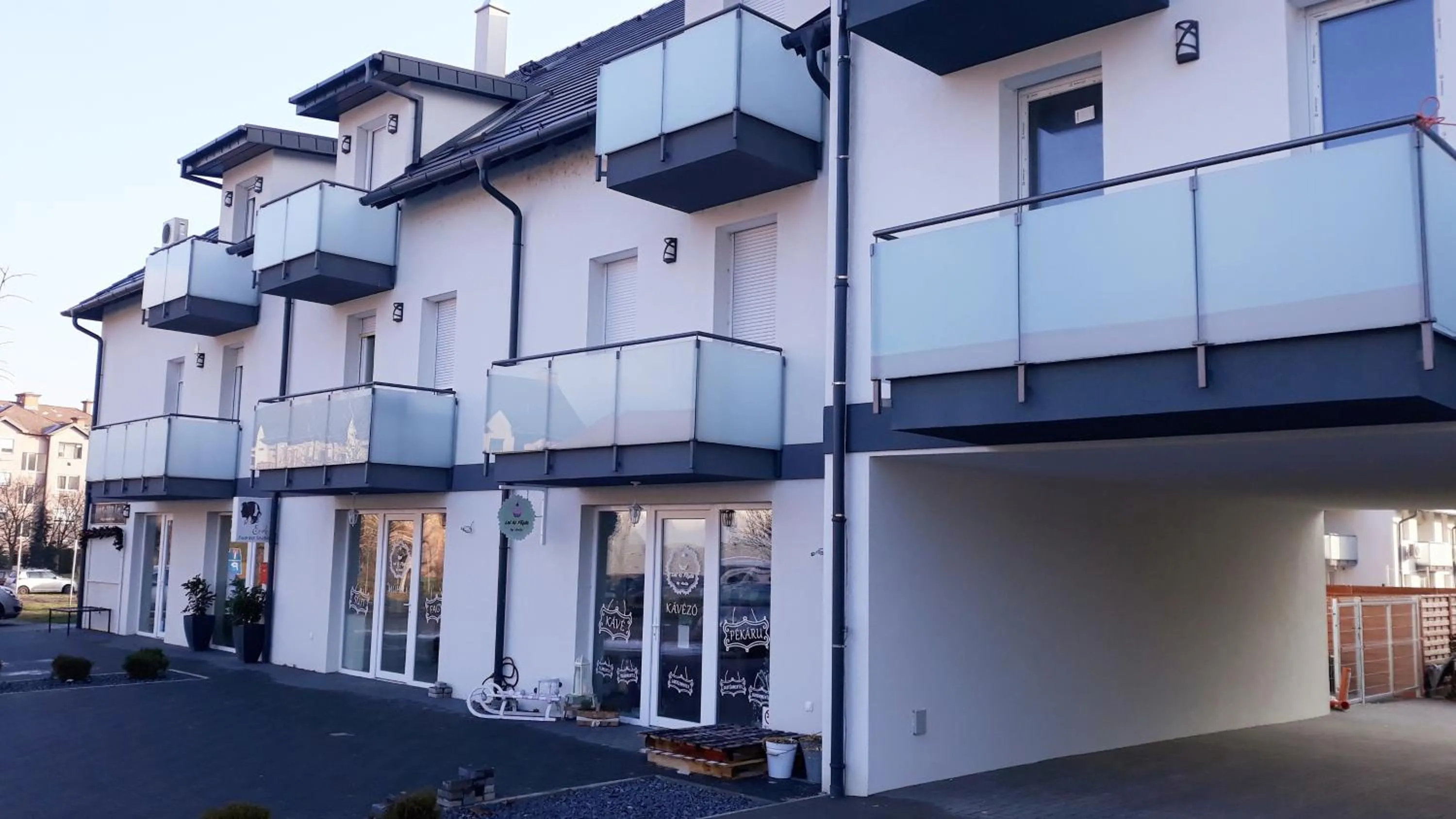 Facade/entrance in Cosy Holiday Apartment Keszthely
