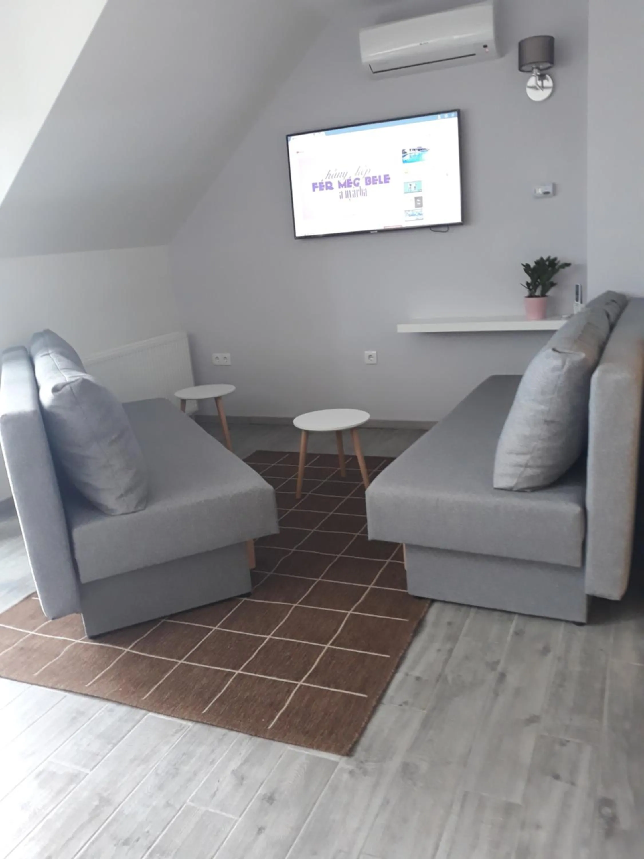 Balcony/Terrace in Cosy Holiday Apartment Keszthely