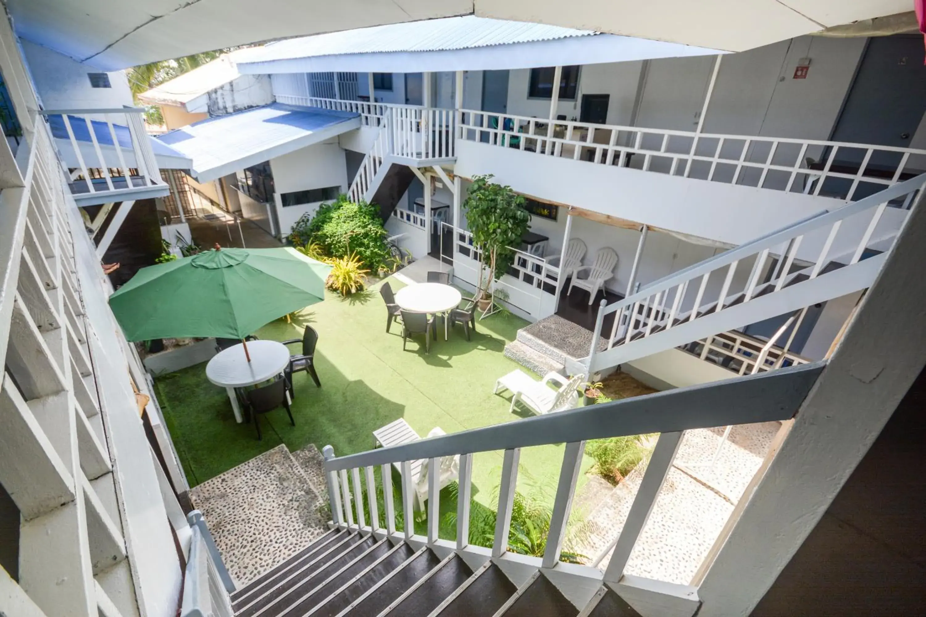 Garden view in Boracay Morning Beach Resort Garden view in Boracay Morning Beach Resort