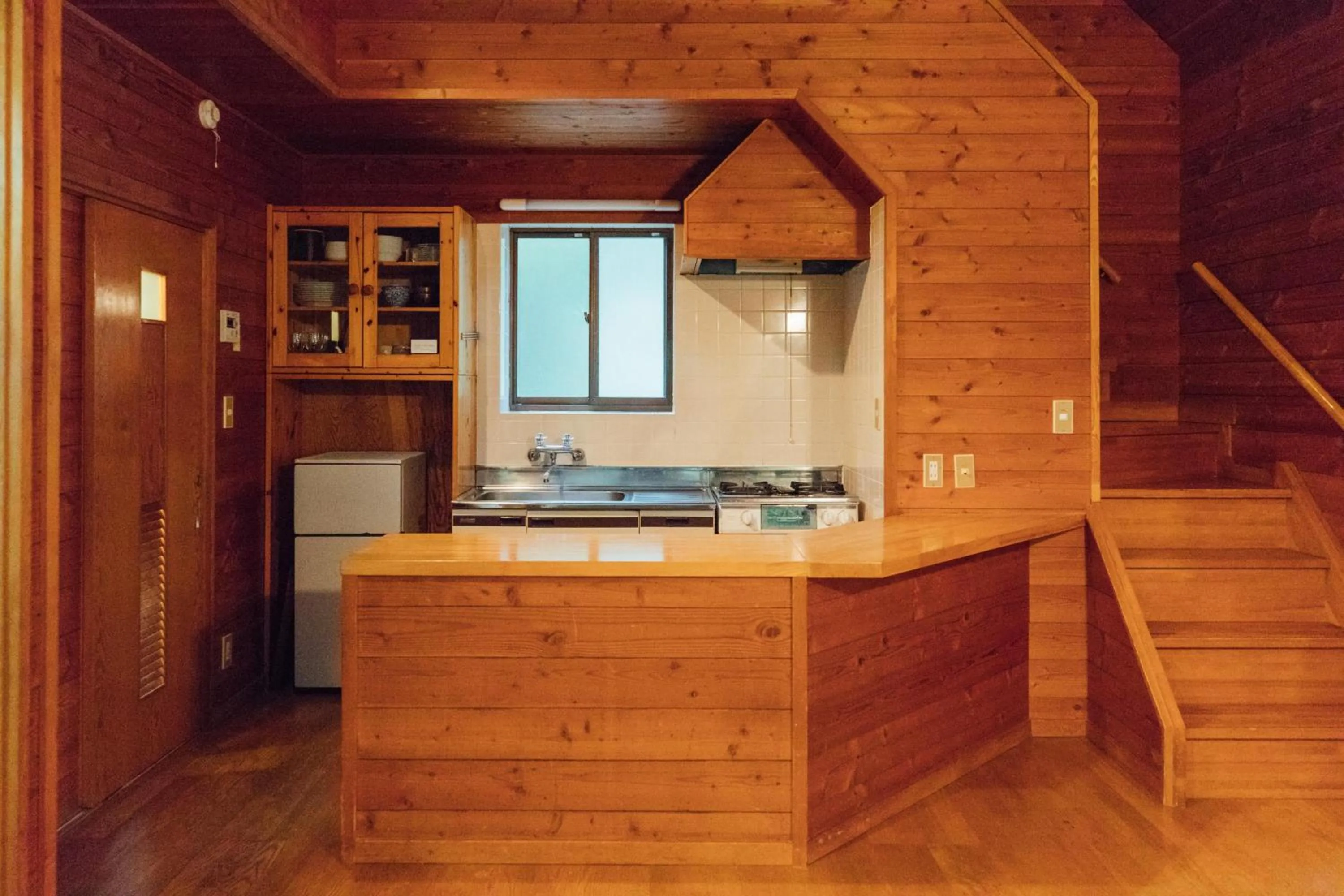 Kitchen or kitchenette in Izumigo AMBIENT Yatsugatake Cottage