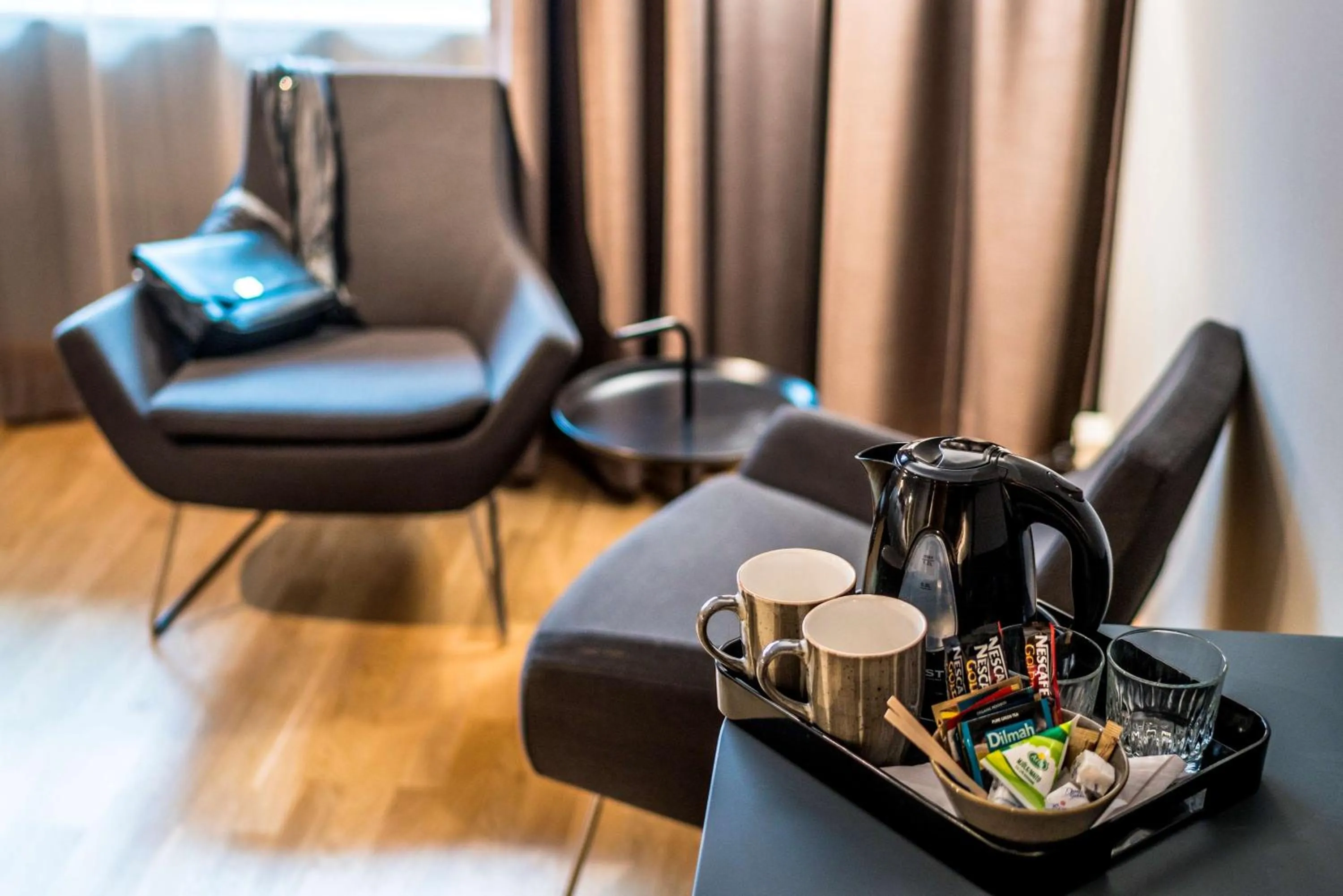 Bedroom in Scandic Mölndal