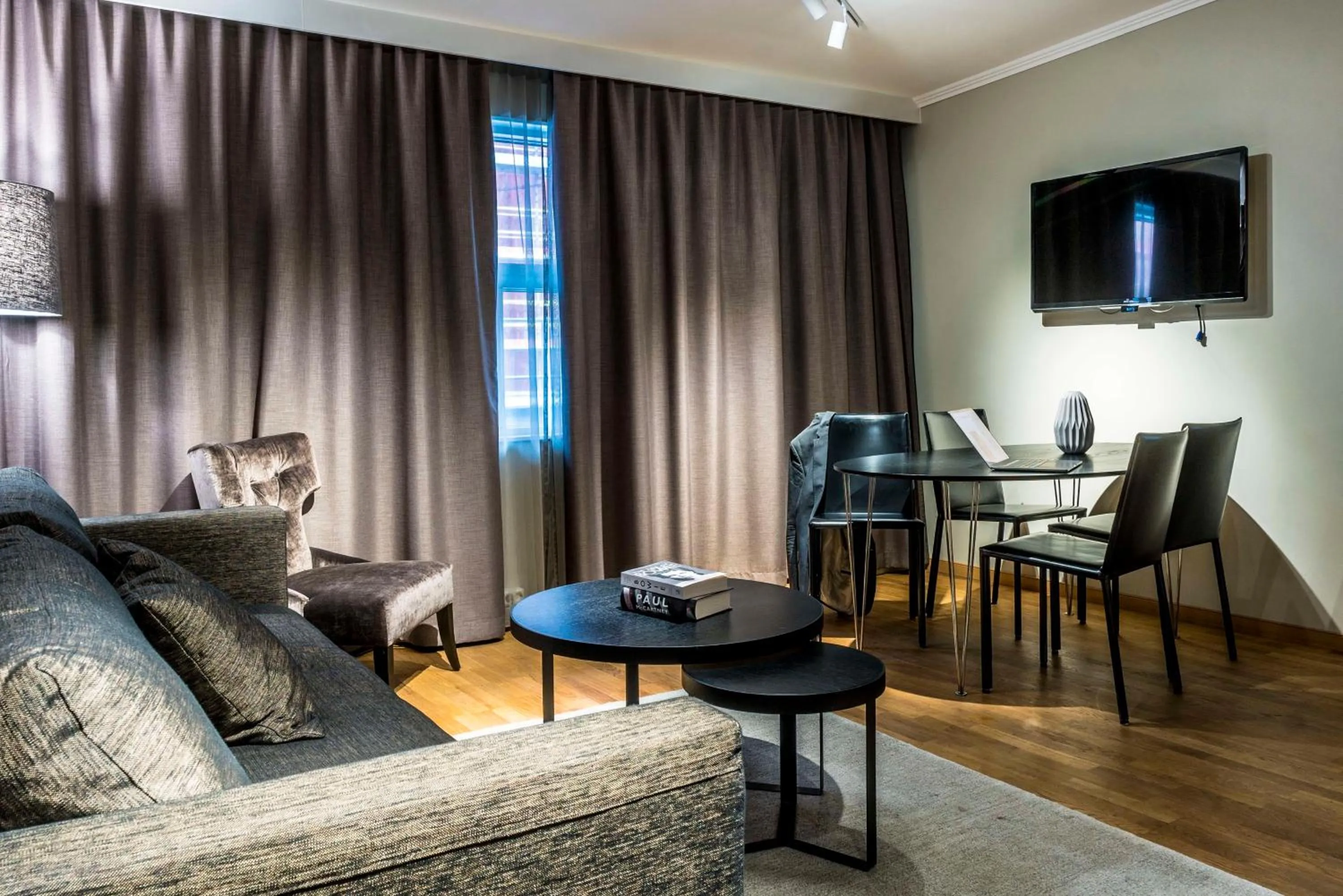 Bedroom in Scandic Mölndal