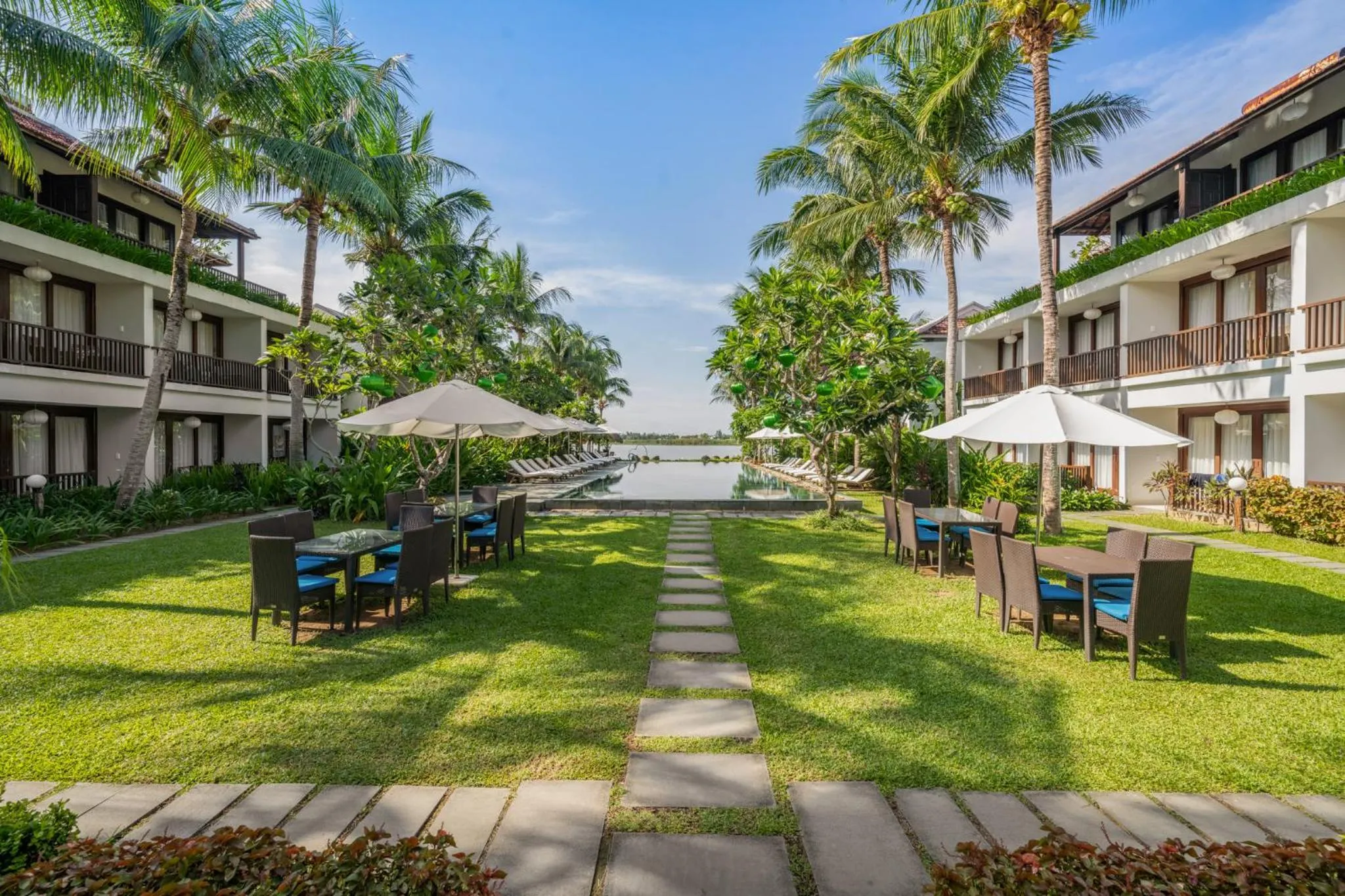 Garden in Emerald Hoi An Riverside Resort