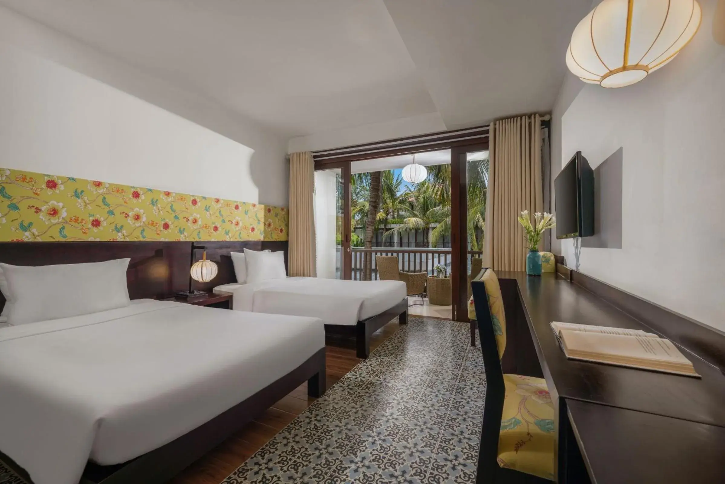 Bed in Emerald Hoi An Riverside Resort Bed in Emerald Hoi An Riverside Resort