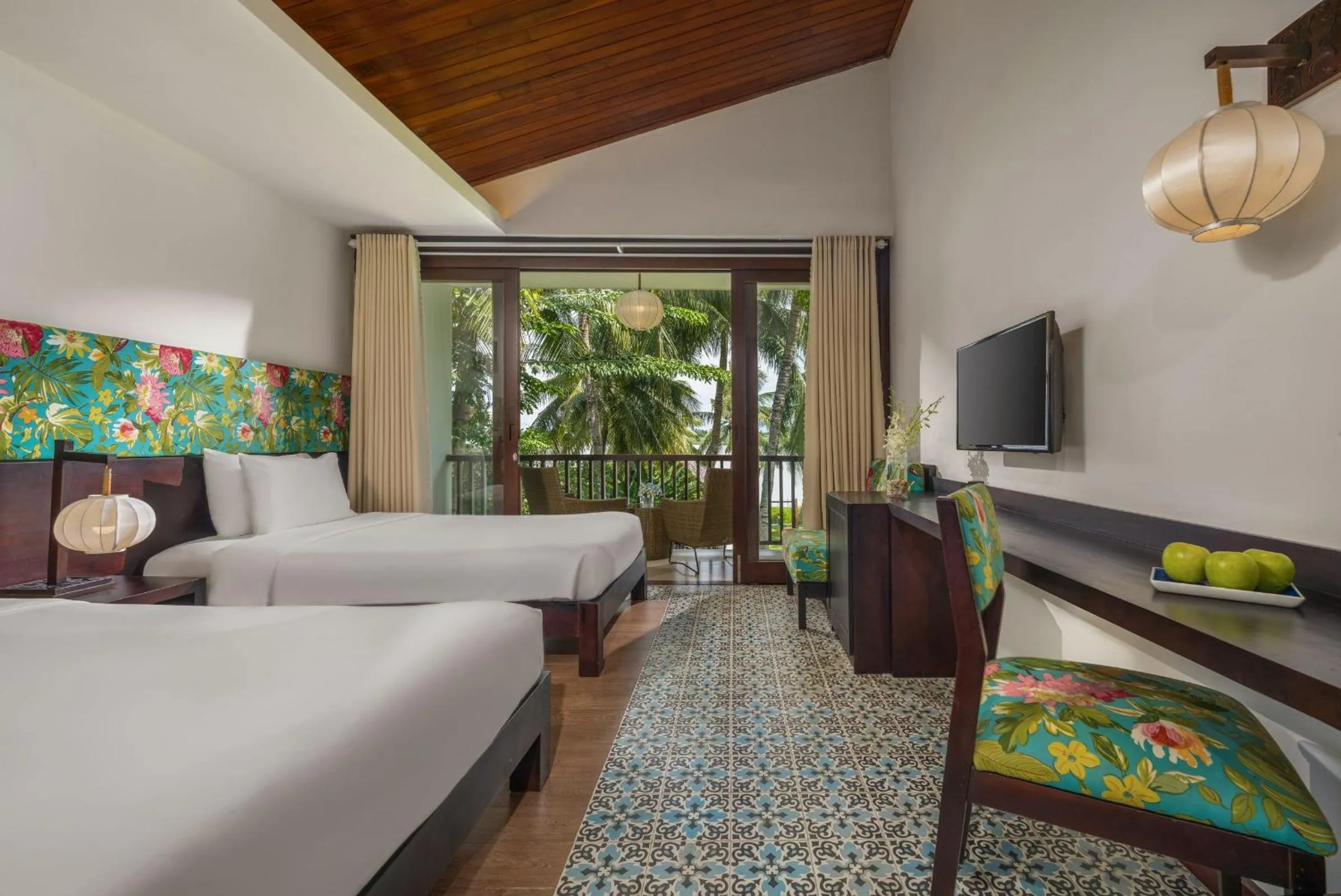 Bed in Emerald Hoi An Riverside Resort