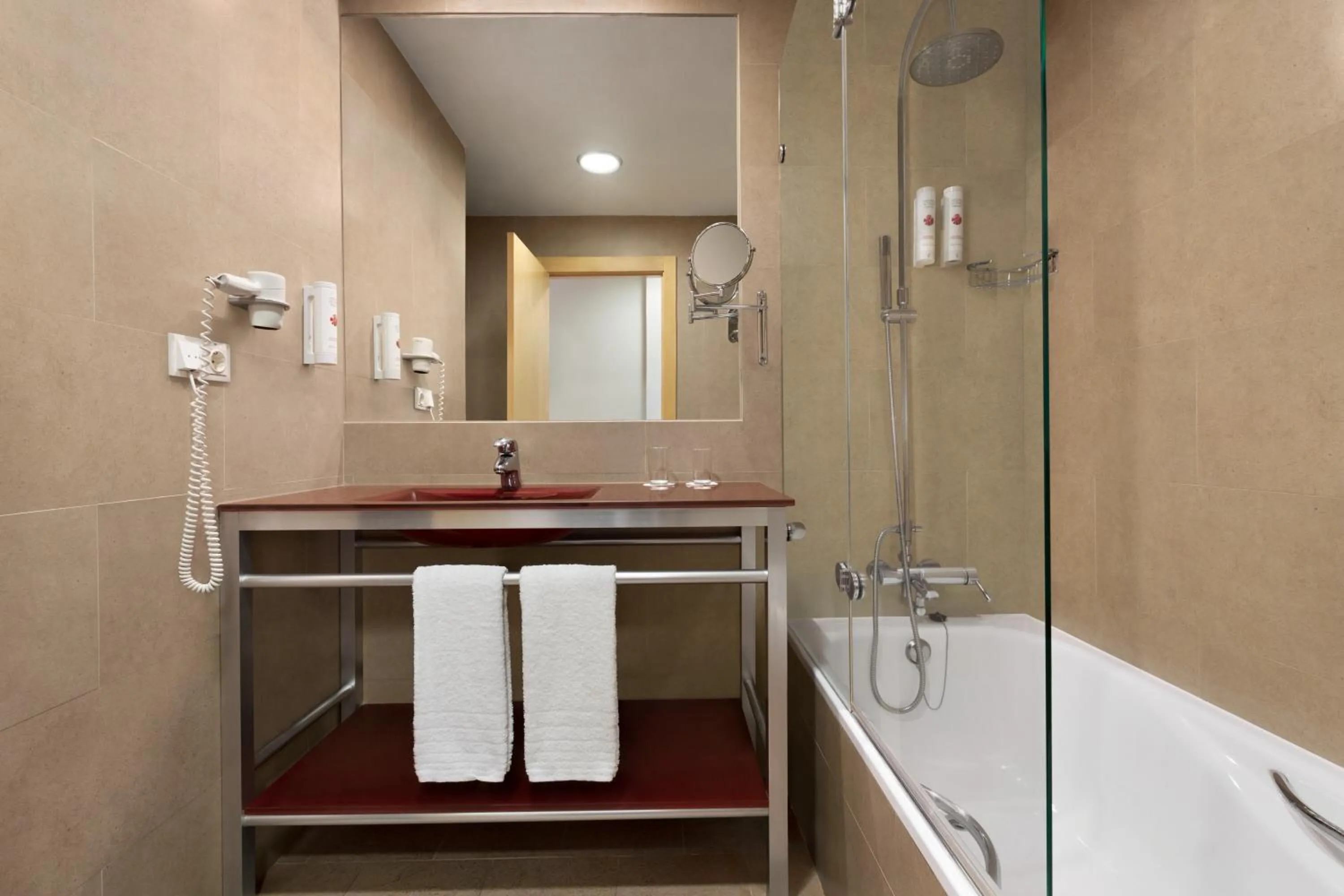 Bathroom in Ramada by Wyndham Madrid Getafe